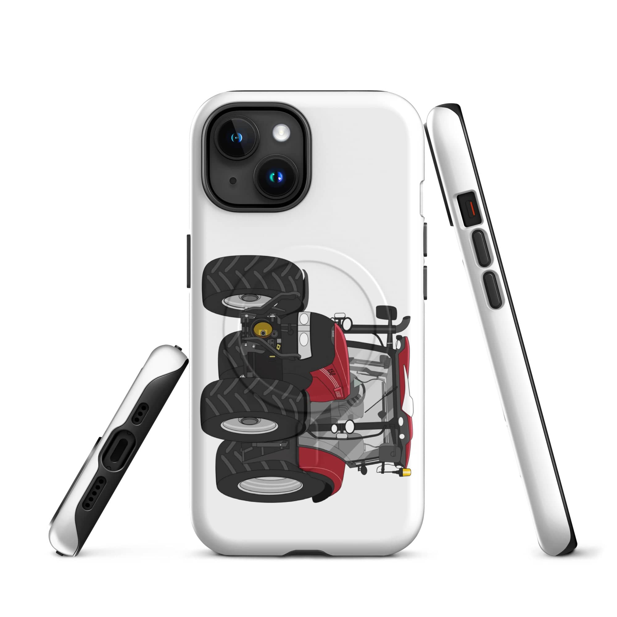 The Tractor Mugs Store iPhone 15 Case IH Maxxum 150 Activedrive 8 | MagSafe® tough case for iPhone® Quality Farmers Merch