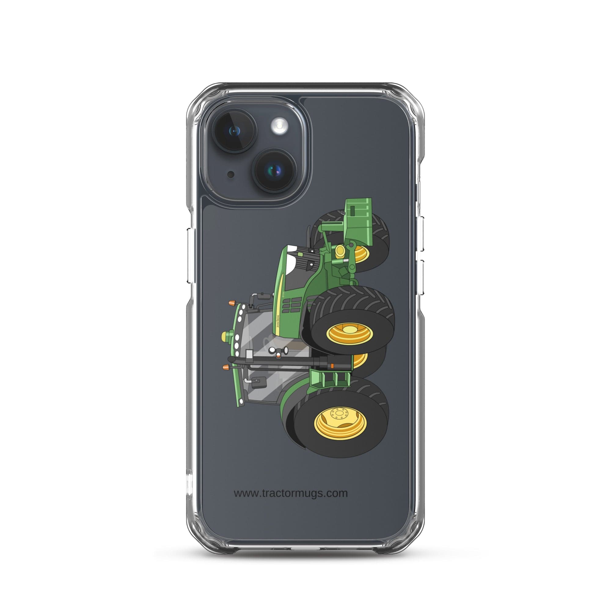 The Tractor Mugs Store iPhone 15 John Deere 6125 R | Clear Case for iPhone® Quality Farmers Merch