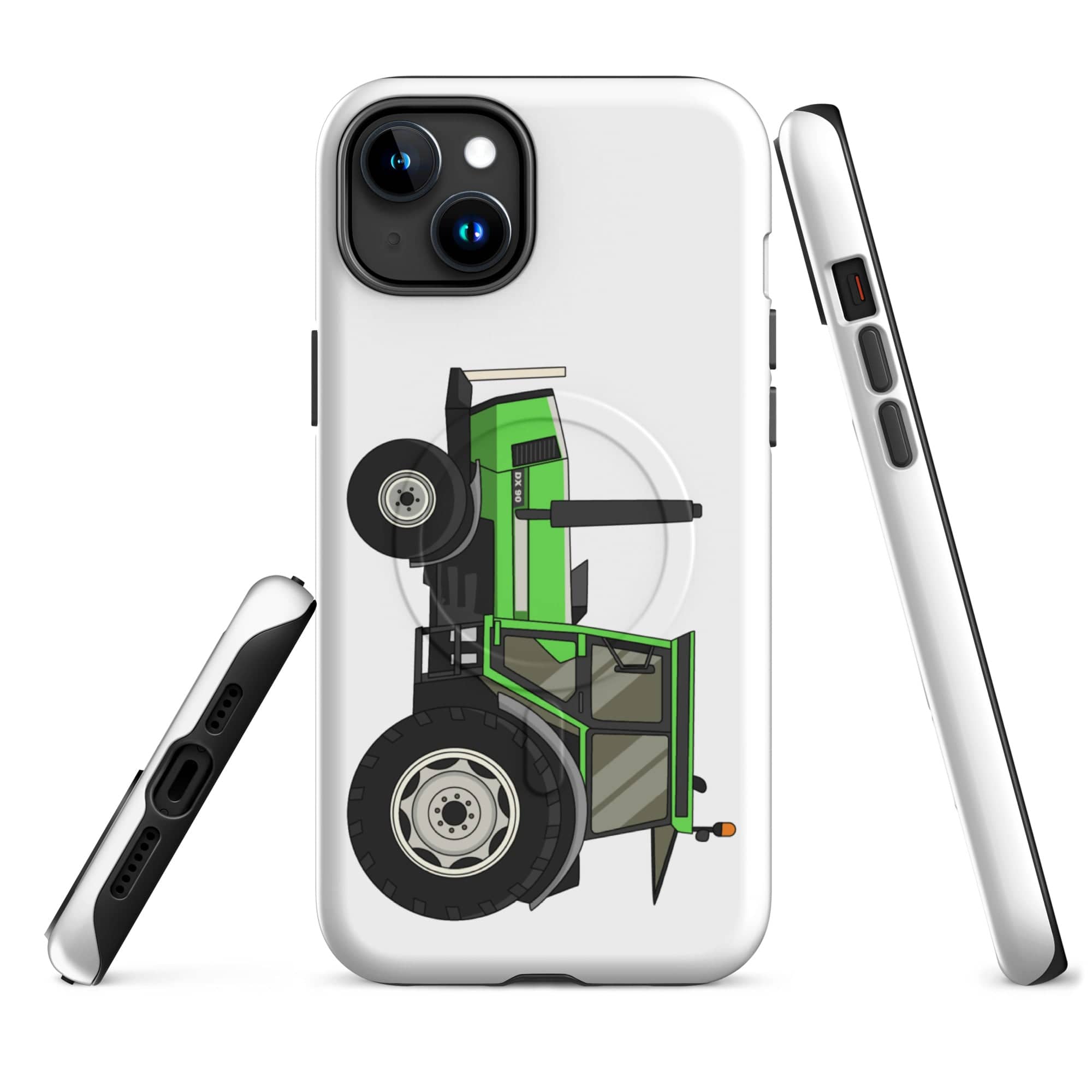 The Tractor Mugs Store iPhone 15 Plus Deutz DX 90 | MagSafe® tough case for iPhone® Quality Farmers Merch