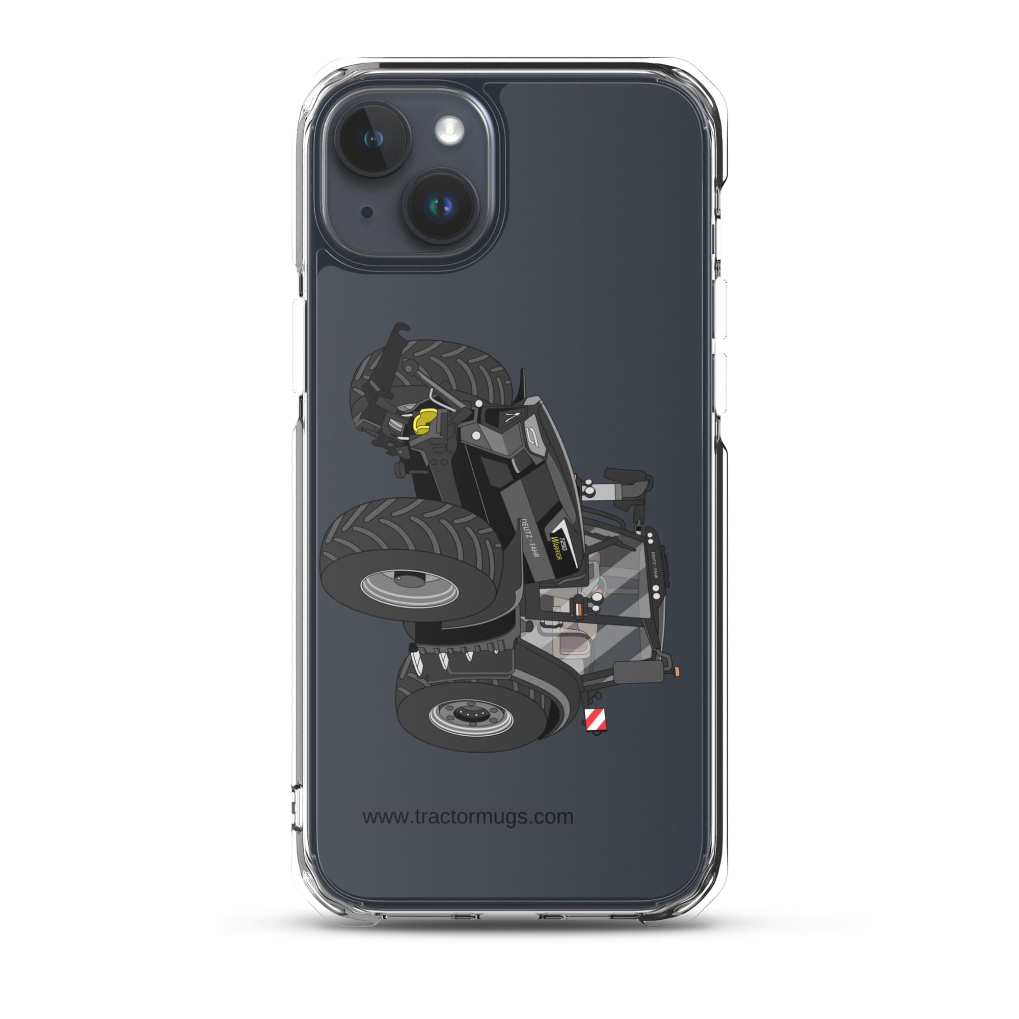 The Tractor Mugs Store iPhone 15 Plus Deutz-Fahr 7250 TTV Warrior Edition | Clear Case for iPhone® Quality Farmers Merch