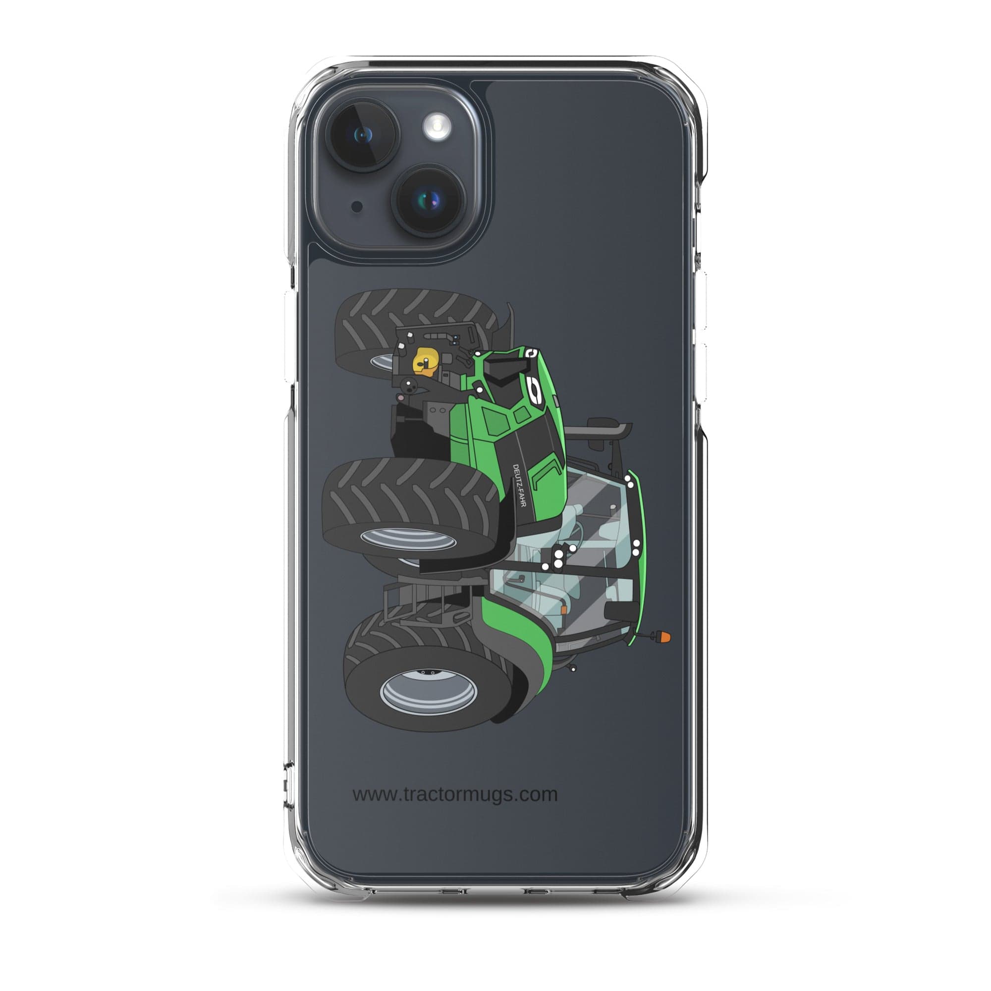 The Tractor Mugs Store iPhone 15 Plus Deutz - Fahr Agrotron 7250 Ttv | Clear Case for iPhone® Quality Farmers Merch