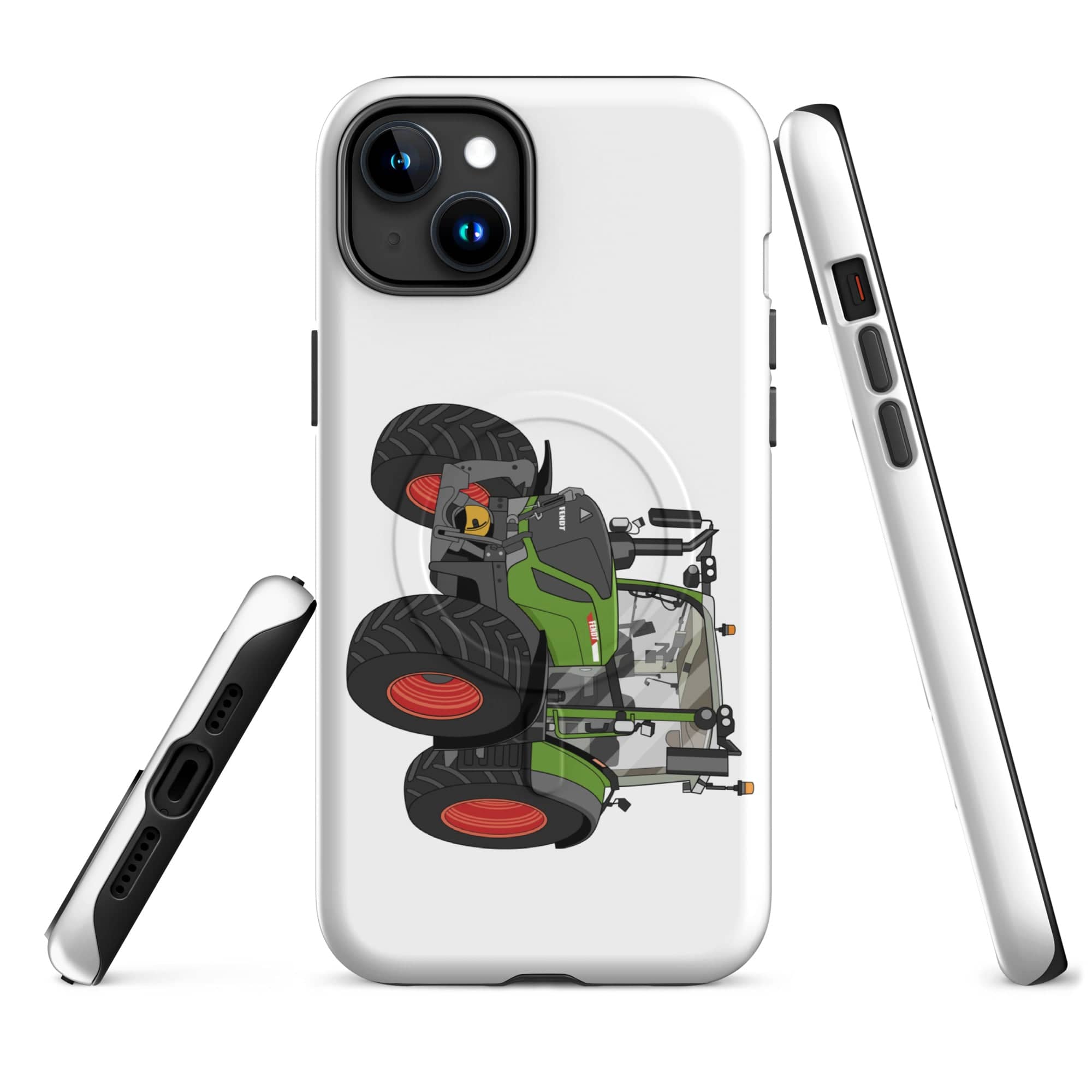 The Tractor Mugs Store iPhone 15 Plus Fendt Vario 313 | MagSafe® tough case for iPhone® Quality Farmers Merch