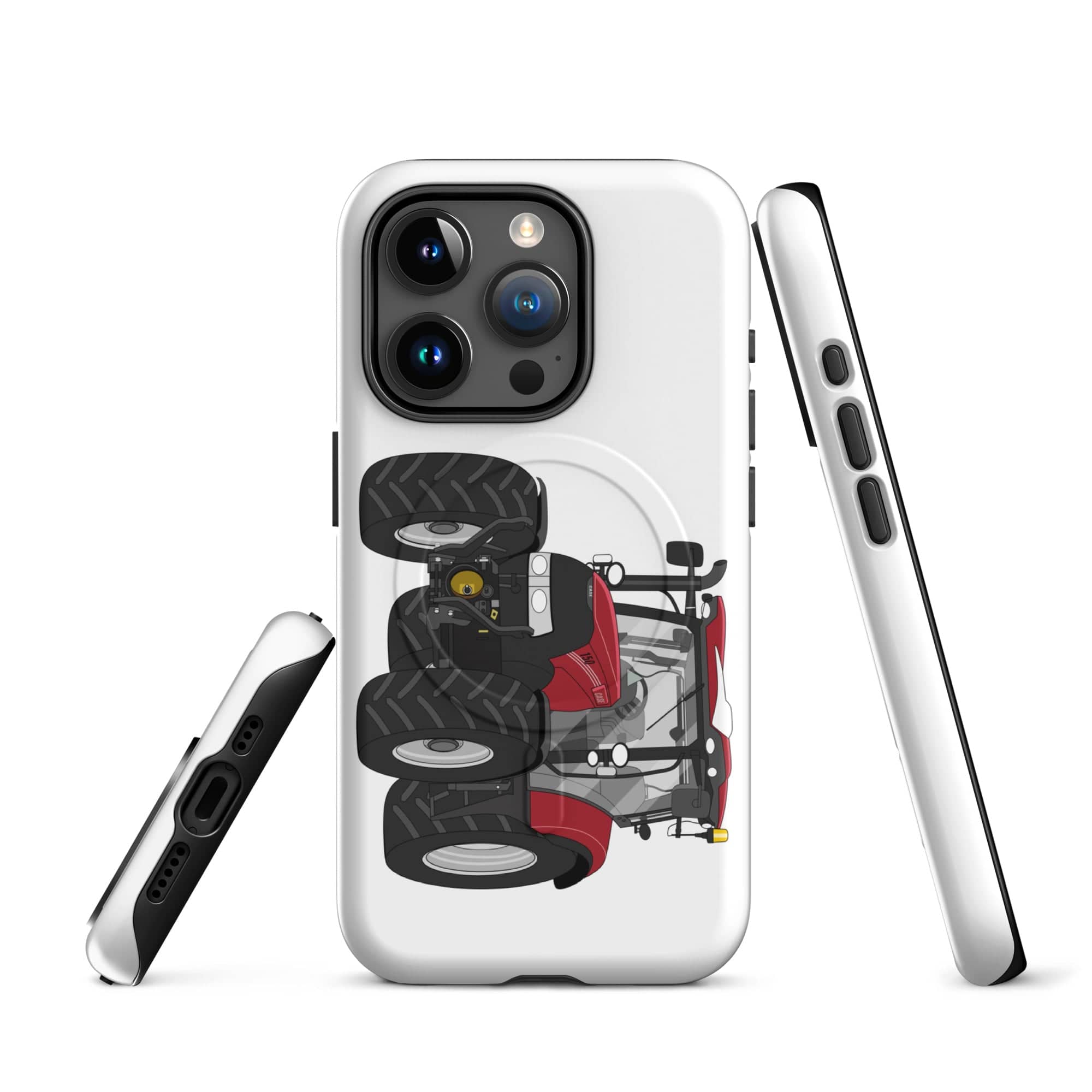 The Tractor Mugs Store iPhone 15 Pro Case IH Maxxum 150 Activedrive 8 | MagSafe® tough case for iPhone® Quality Farmers Merch