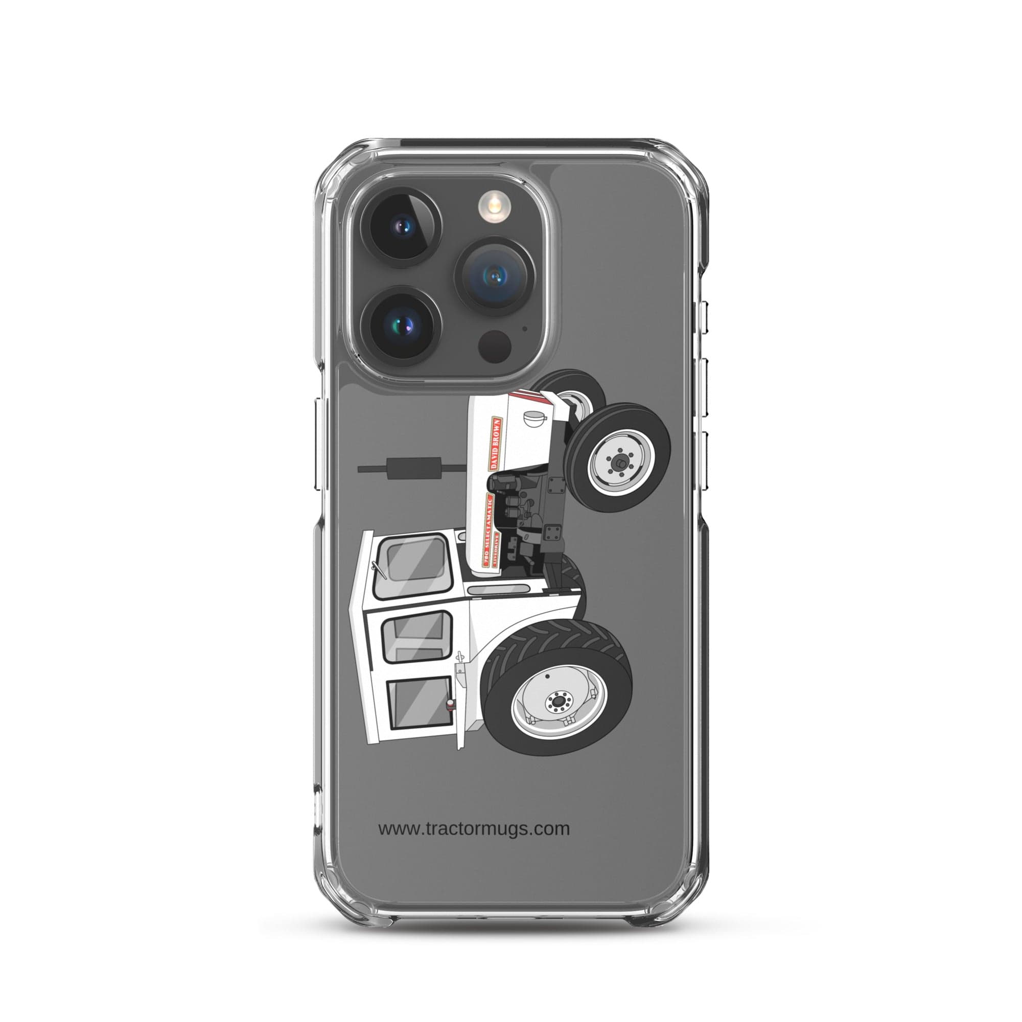 The Tractor Mugs Store iPhone 15 Pro David Brown 780 Selectamatic | Clear Case for iPhone® Quality Farmers Merch