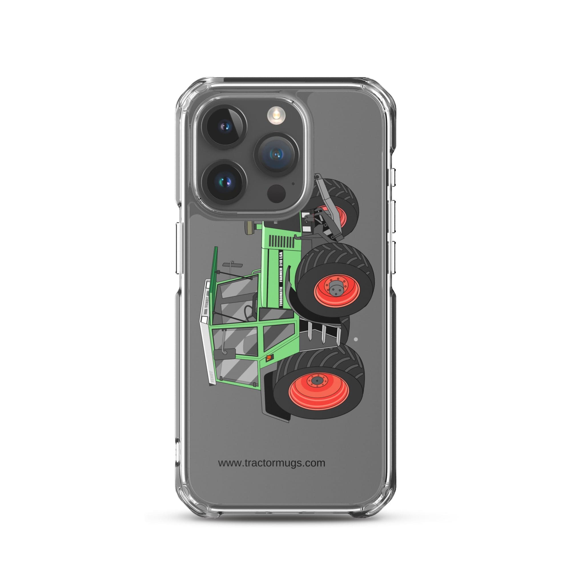 The Tractor Mugs Store iPhone 15 Pro Fendt 310 LSA | Clear Case for iPhone® Quality Farmers Merch