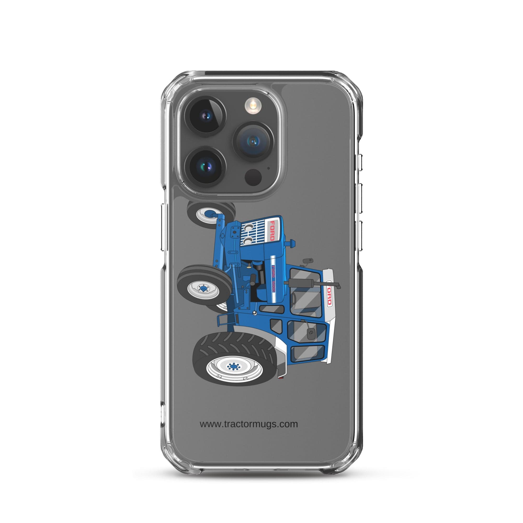 The Tractor Mugs Store iPhone 15 Pro Ford 5000 | Clear Case for iPhone® Quality Farmers Merch