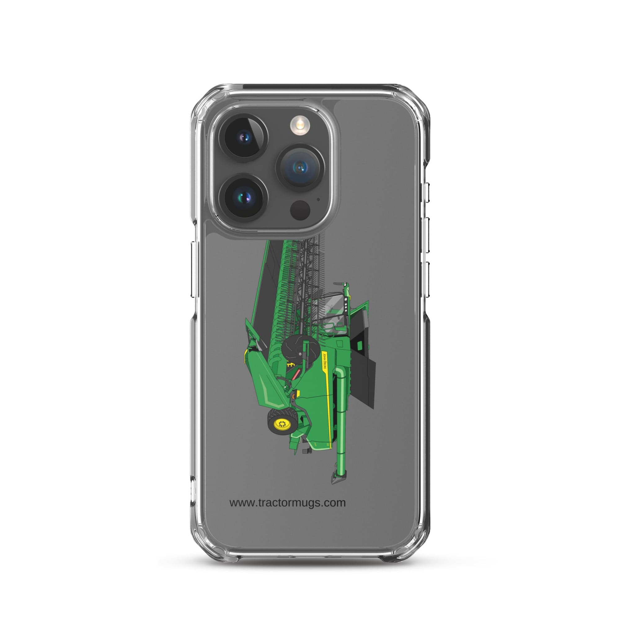 The Tractor Mugs Store iPhone 15 Pro John Deere X9 1100 Combine | Clear Case for iPhone® Quality Farmers Merch