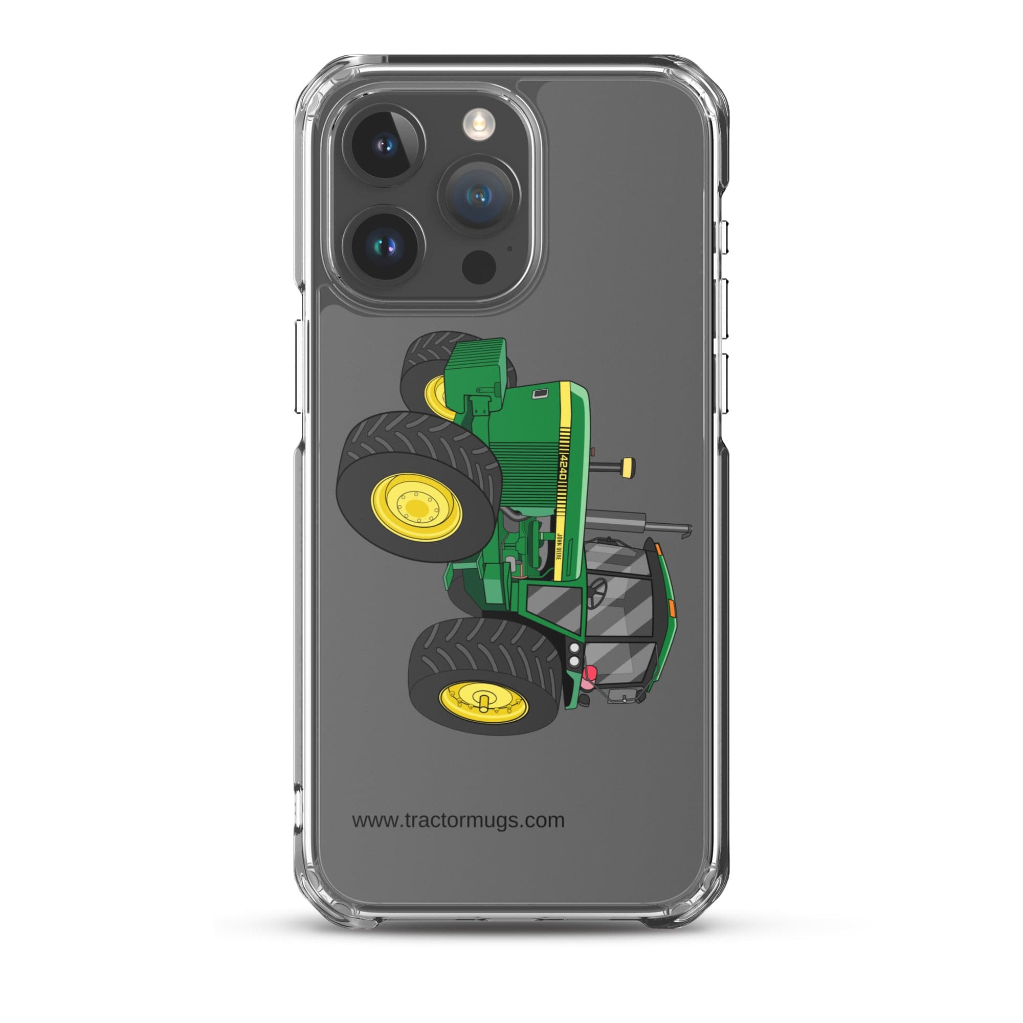 The Tractor Mugs Store iPhone 15 Pro Max John Deere 4240 | Clear Case for iPhone® Quality Farmers Merch