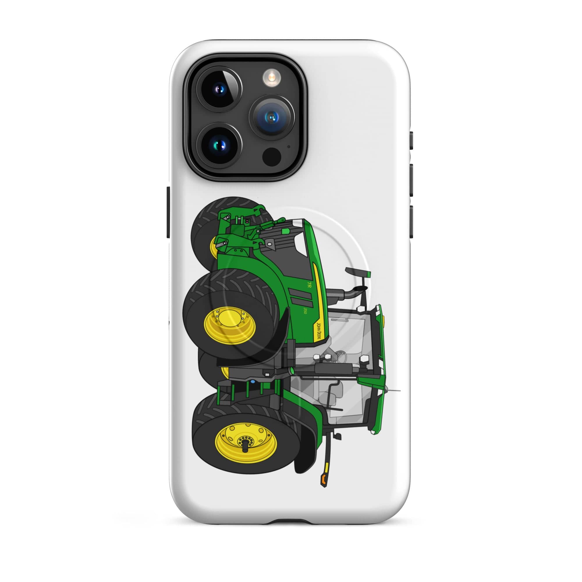 The Tractor Mugs Store iPhone 15 Pro Max John Deere 7R 350 Auto Power | MagSafe® tough case for iPhone® Quality Farmers Merch