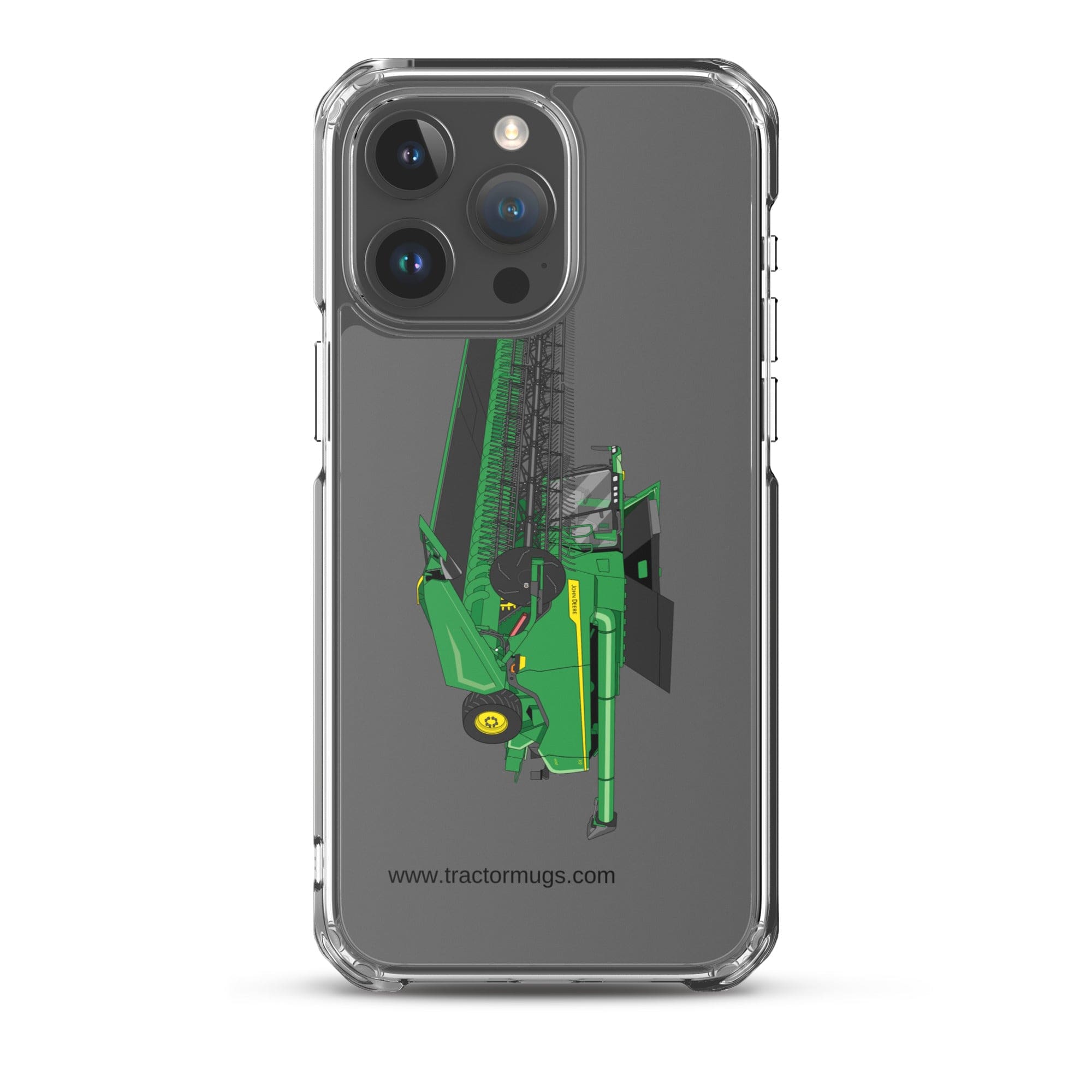 The Tractor Mugs Store iPhone 15 Pro Max John Deere X9 1100 Combine | Clear Case for iPhone® Quality Farmers Merch