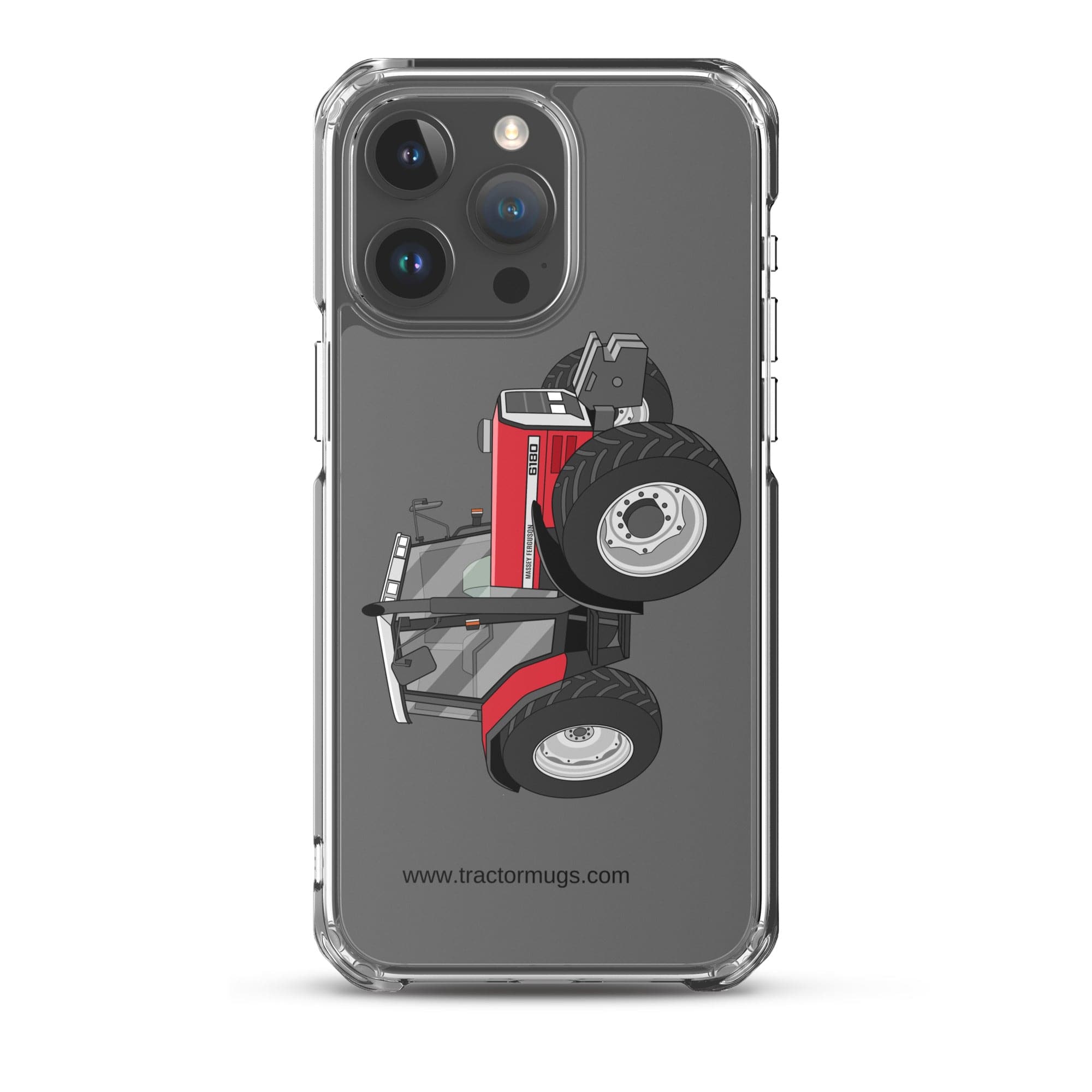 The Tractor Mugs Store iPhone 15 Pro Max Massey Ferguson 6180 | Clear Case for iPhone® Quality Farmers Merch