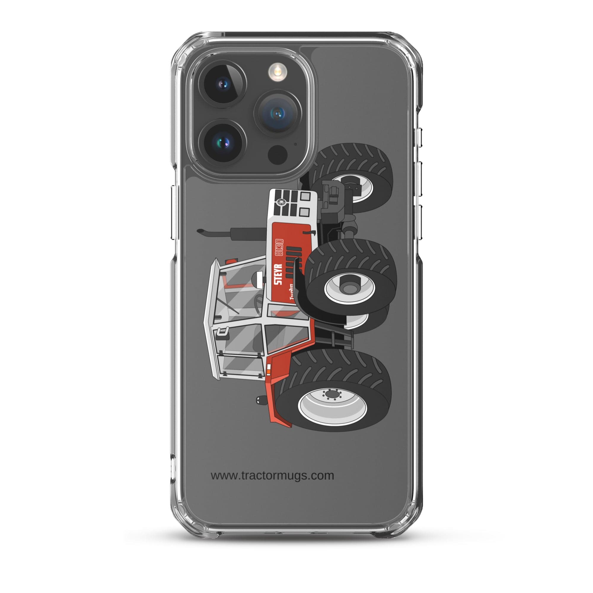 The Tractor Mugs Store iPhone 15 Pro Max Steyr 8130 | Clear Case for iPhone® Quality Farmers Merch