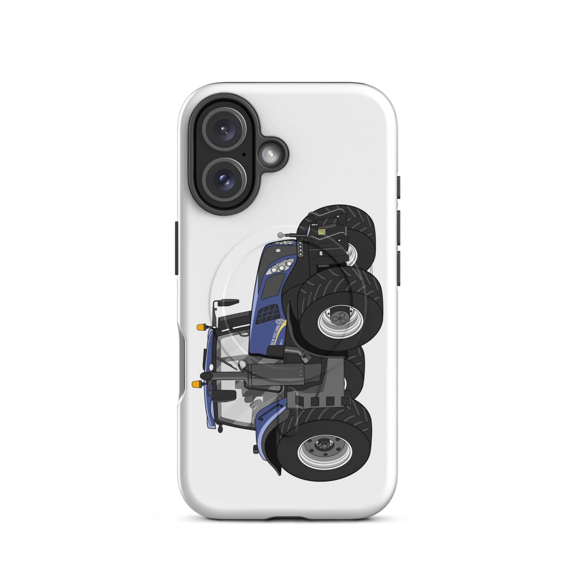 The Tractor Mugs Store iPhone 16 New Holland T8 435 | MagSafe® tough case for iPhone® Quality Farmers Merch
