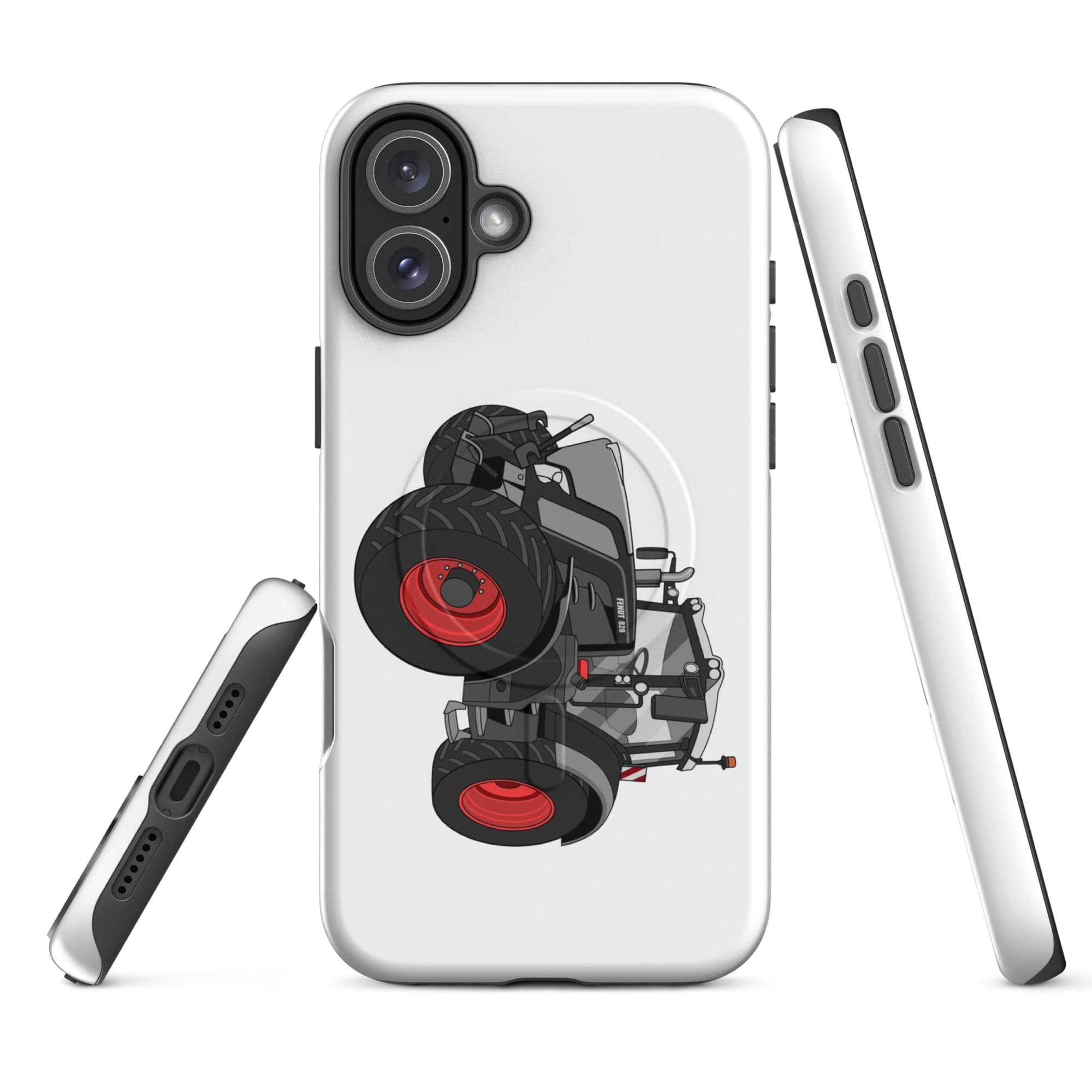 The Tractor Mugs Store iPhone 16 Plus Fendt 828 Profi Black Beauty | MagSafe® tough case for iPhone® Quality Farmers Merch