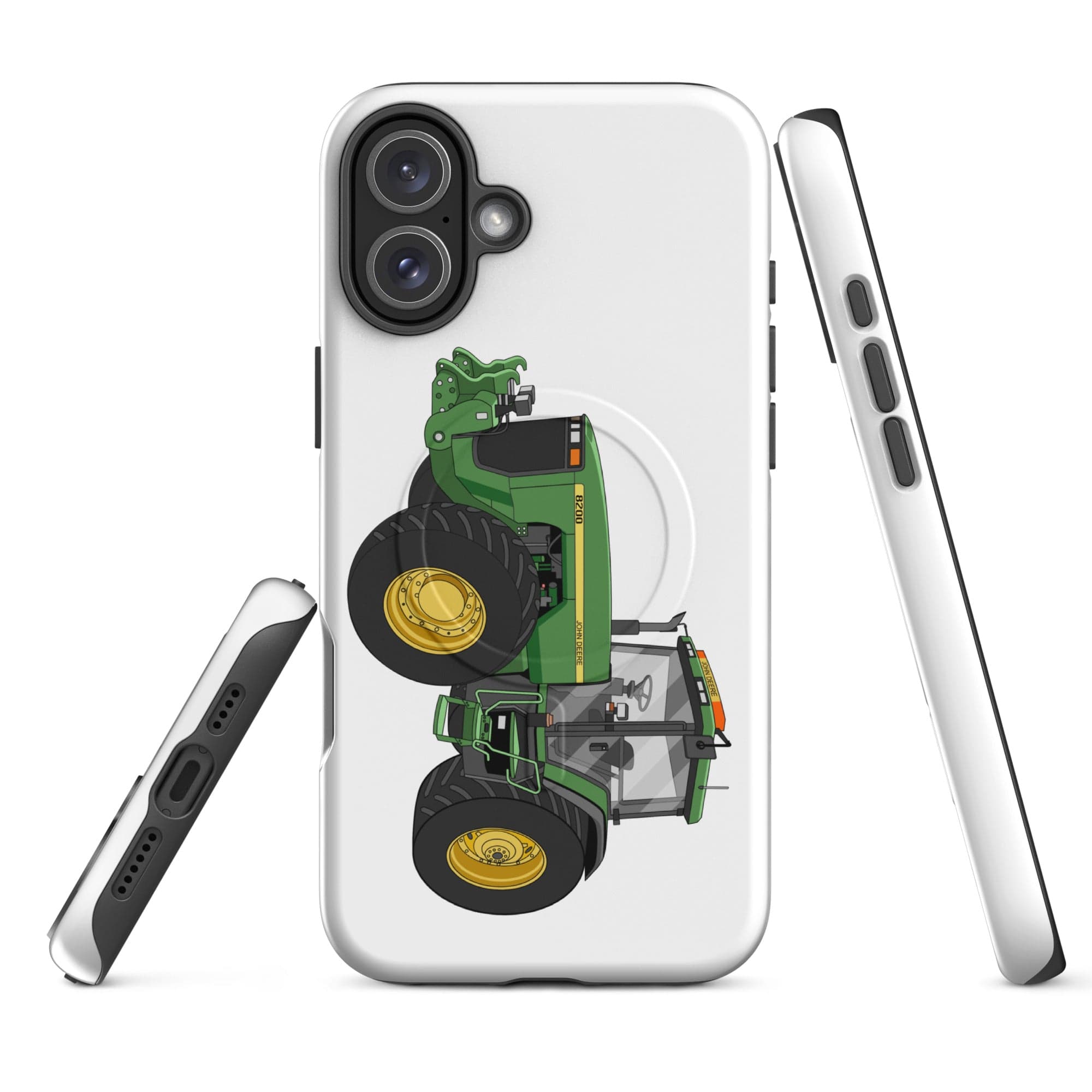 The Tractor Mugs Store iPhone 16 Plus John Deere 8200 | MagSafe® tough case for iPhone® Quality Farmers Merch