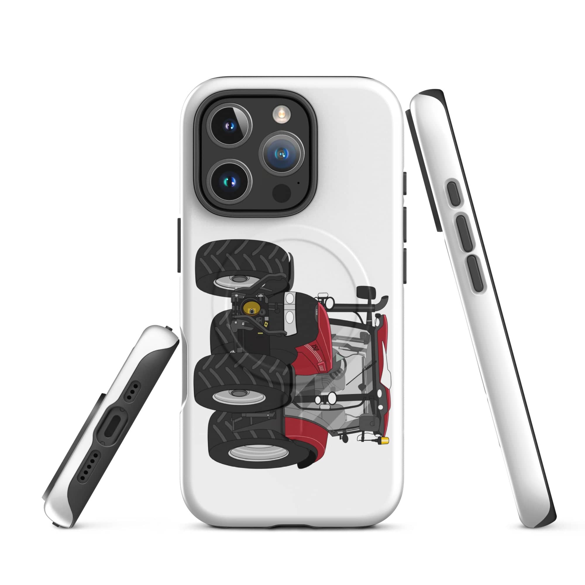 The Tractor Mugs Store iPhone 16 Pro Case IH Maxxum 150 Activedrive 8 | MagSafe® tough case for iPhone® Quality Farmers Merch