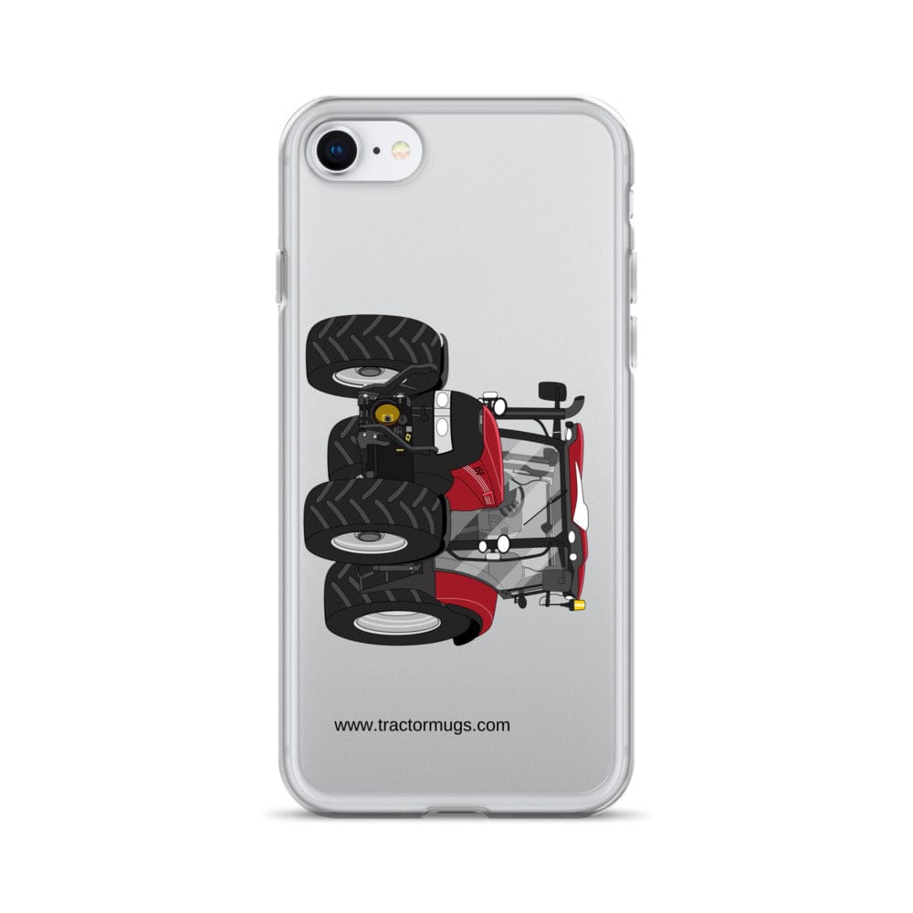 The Tractor Mugs Store iPhone SE Case IH Maxxum 150 Activedrive 8 | Clear Case for iPhone® Quality Farmers Merch