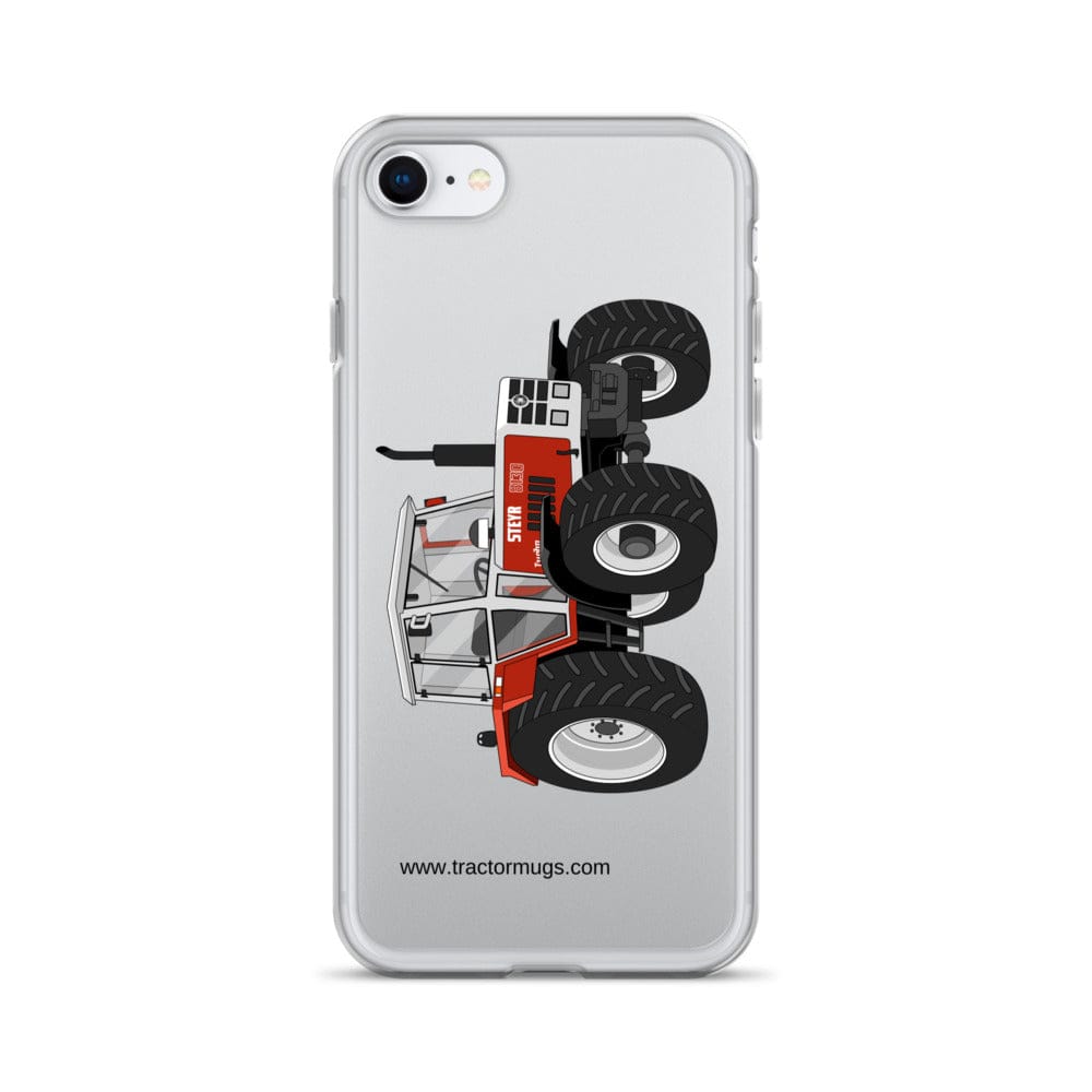 The Tractor Mugs Store iPhone SE Steyr 8130 | Clear Case for iPhone® Quality Farmers Merch