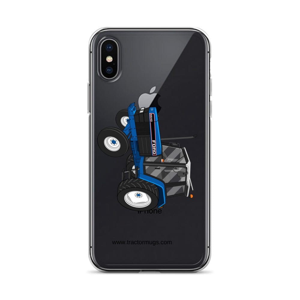 The Tractor Mugs Store iPhone X/XS Ford 6640 2WD | Clear Case for iPhone® Quality Farmers Merch