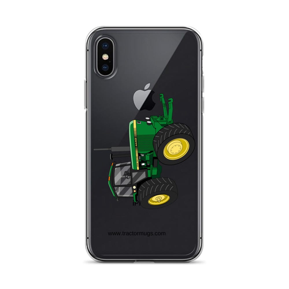 The Tractor Mugs Store iPhone X/XS John Deere 4440 4WD | Clear Case for iPhone® Quality Farmers Merch