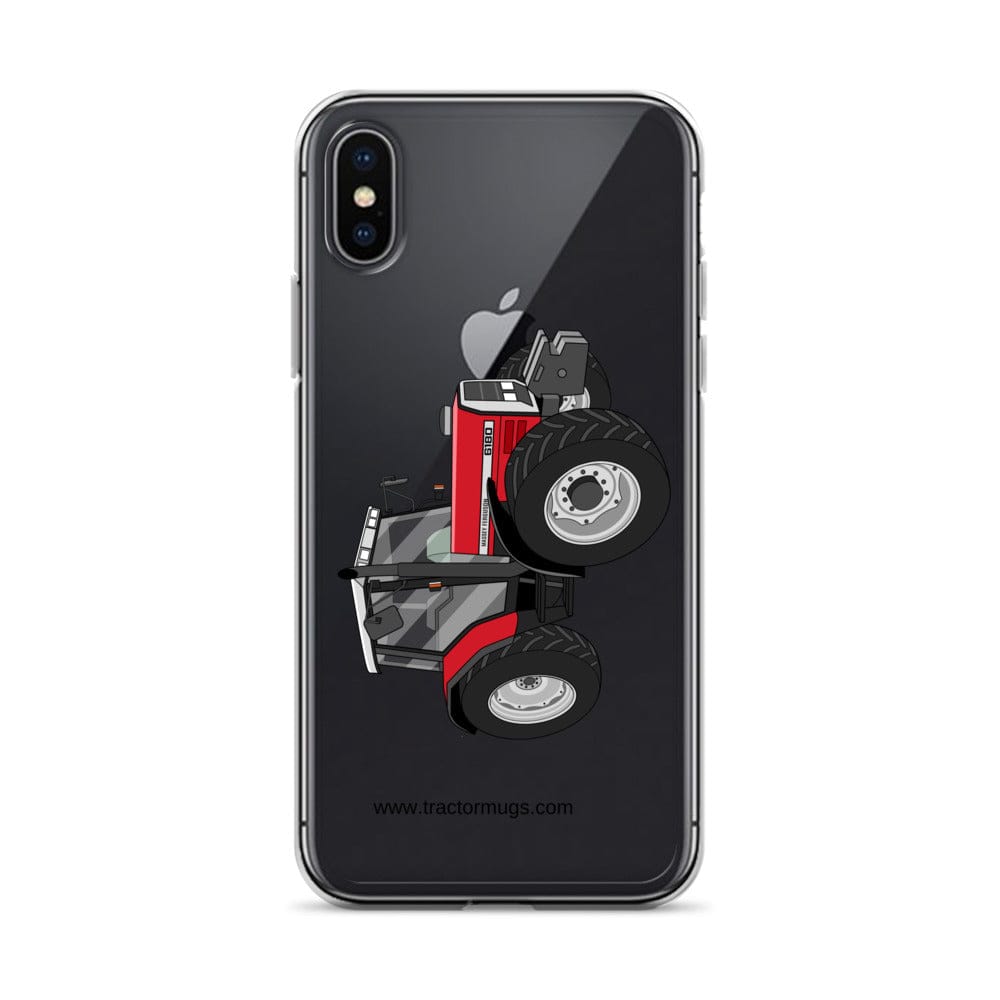 The Tractor Mugs Store iPhone X/XS Massey Ferguson 6180 | Clear Case for iPhone® Quality Farmers Merch