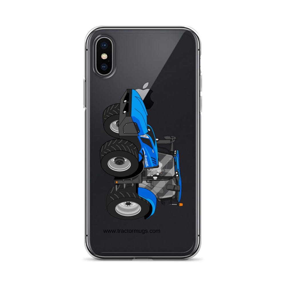 The Tractor Mugs Store iPhone X/XS New Holland T6 180 Methane | Clear Case for iPhone® Quality Farmers Merch
