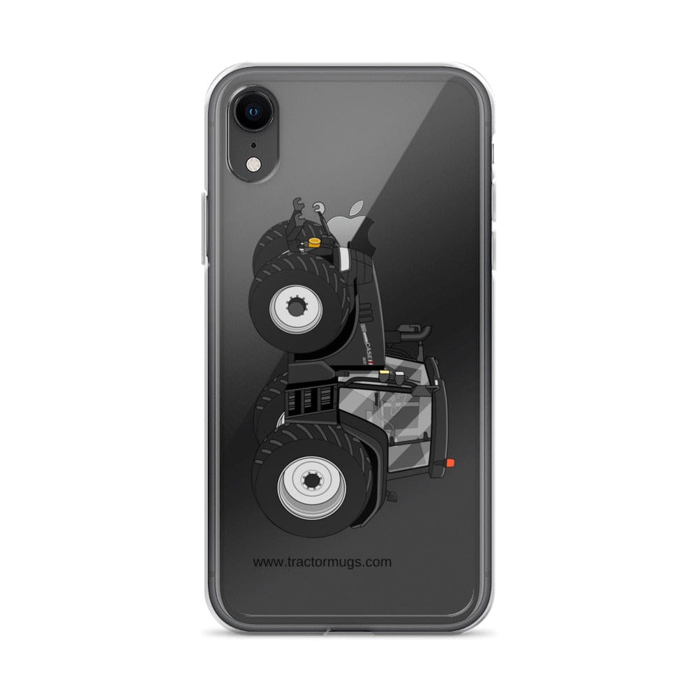 The Tractor Mugs Store iPhone XR Case IH 195 CVX Black | Clear Case for iPhone® Quality Farmers Merch