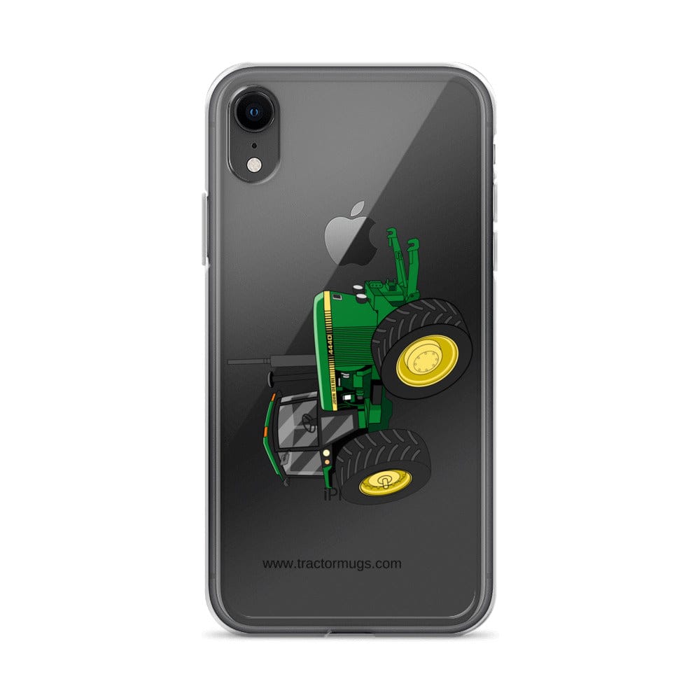 The Tractor Mugs Store iPhone XR John Deere 4440 4WD | Clear Case for iPhone® Quality Farmers Merch