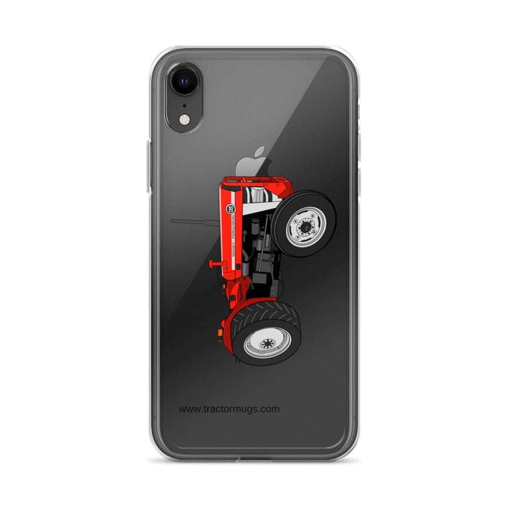 The Tractor Mugs Store iPhone XR Massey Ferguson 135 | Clear Case for iPhone® Quality Farmers Merch