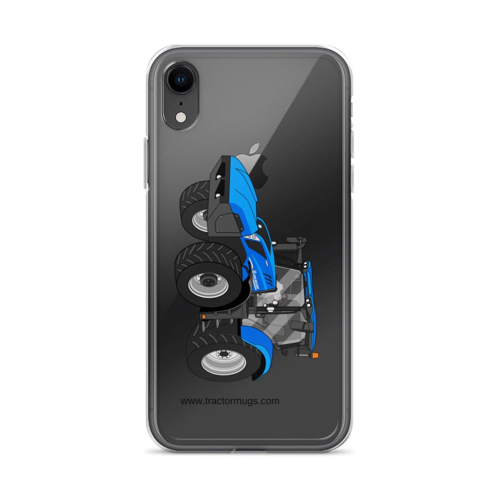 The Tractor Mugs Store iPhone XR New Holland T6 180 Methane | Clear Case for iPhone® Quality Farmers Merch