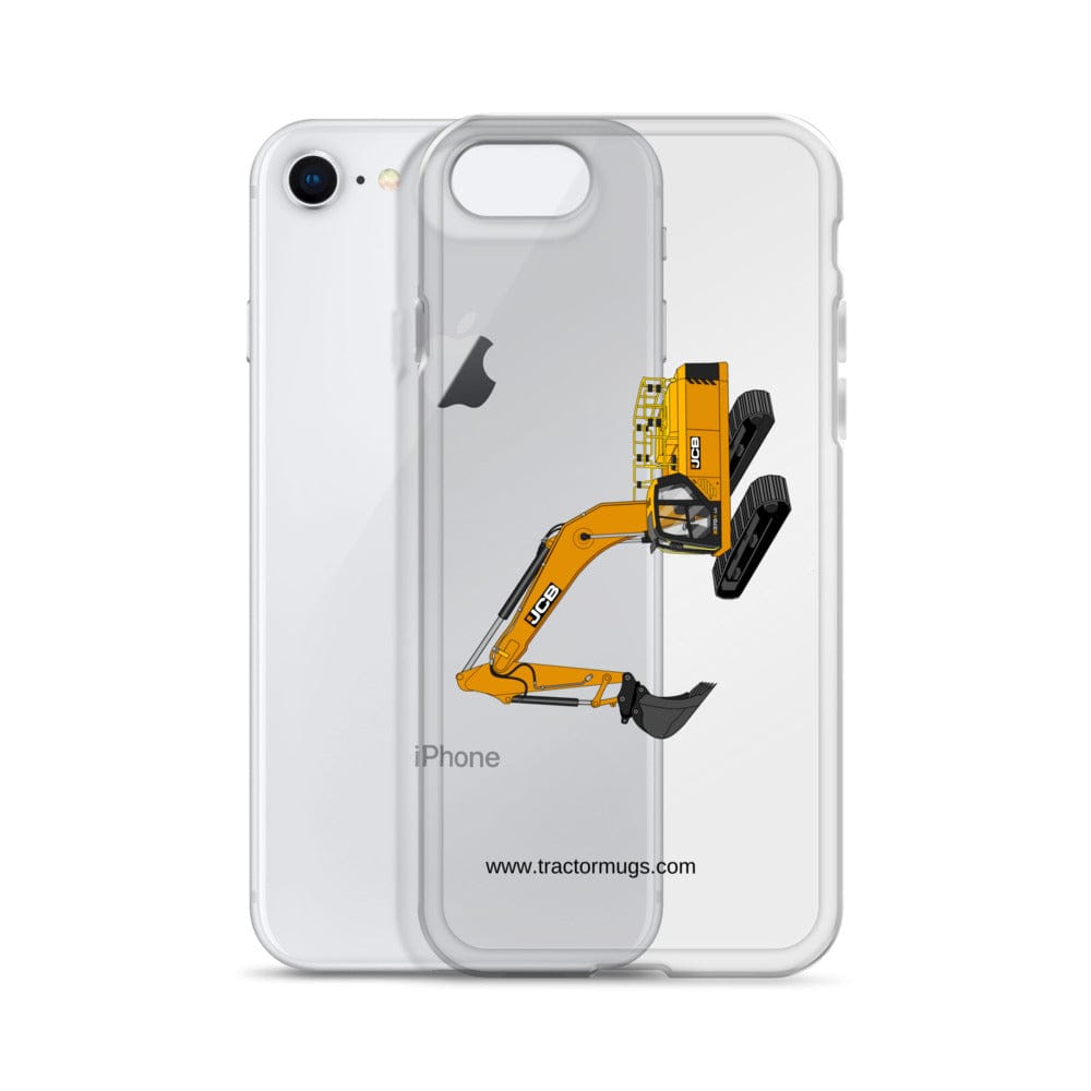 The Tractor Mugs Store JCB 370 LC | Clear Case for iPhone® Quality Farmers Merch