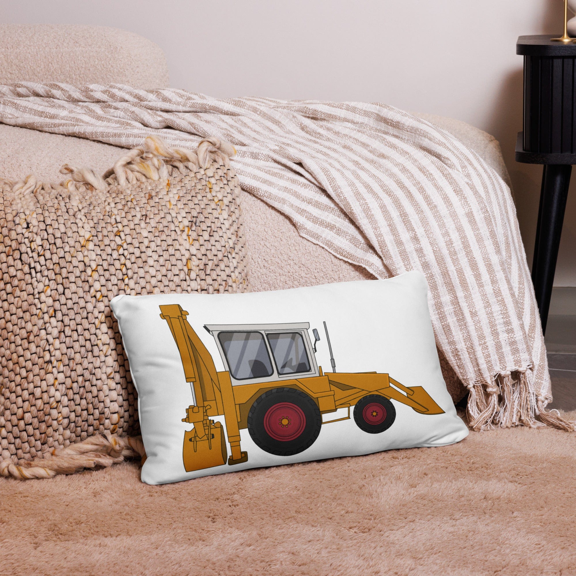 The Tractor Mugs Store JCB 3C (1975) | Pillow Case Quality Farmers Merch