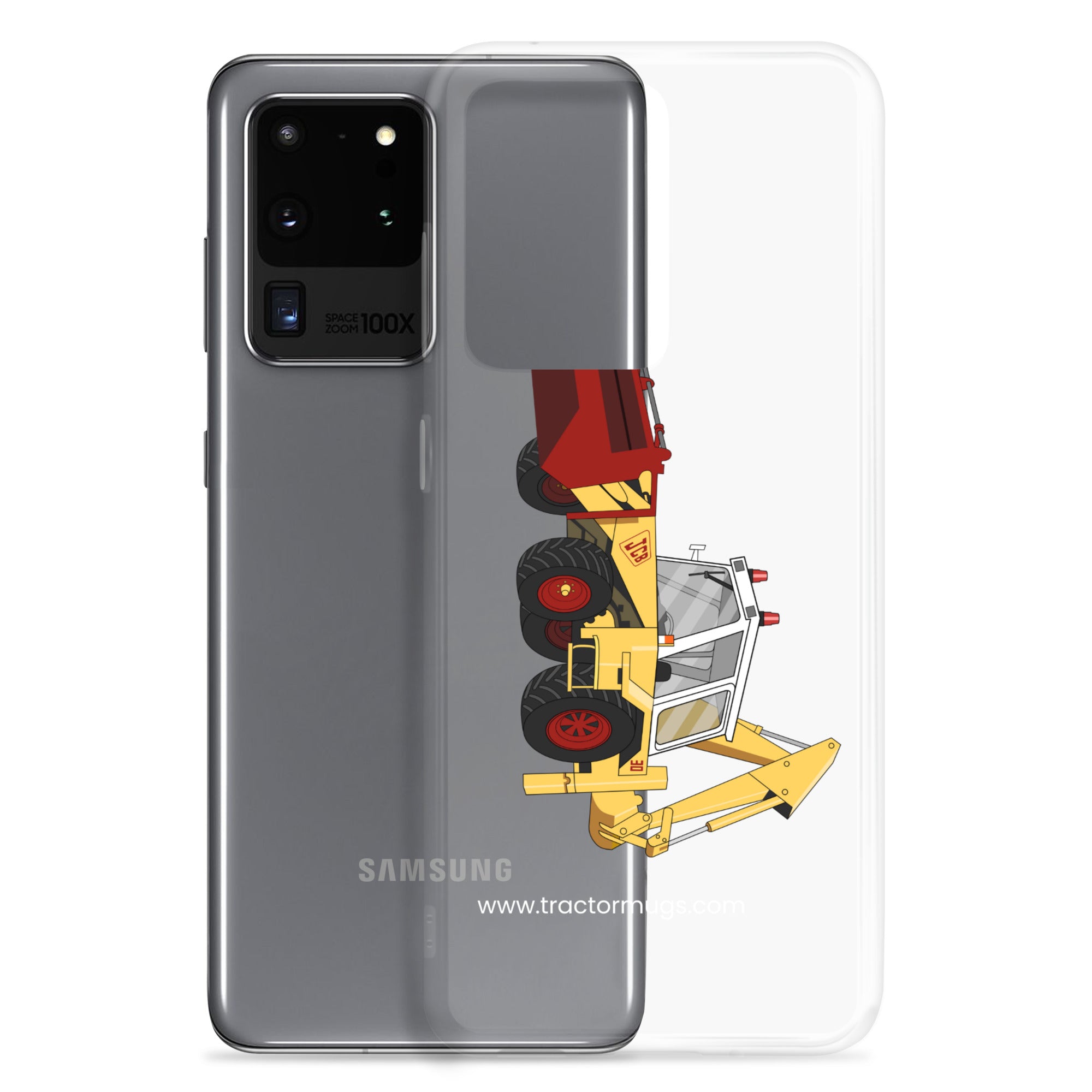 The Tractor Mugs Store JCB 3D (1975) | Clear Case for Samsung® Quality Farmers Merch