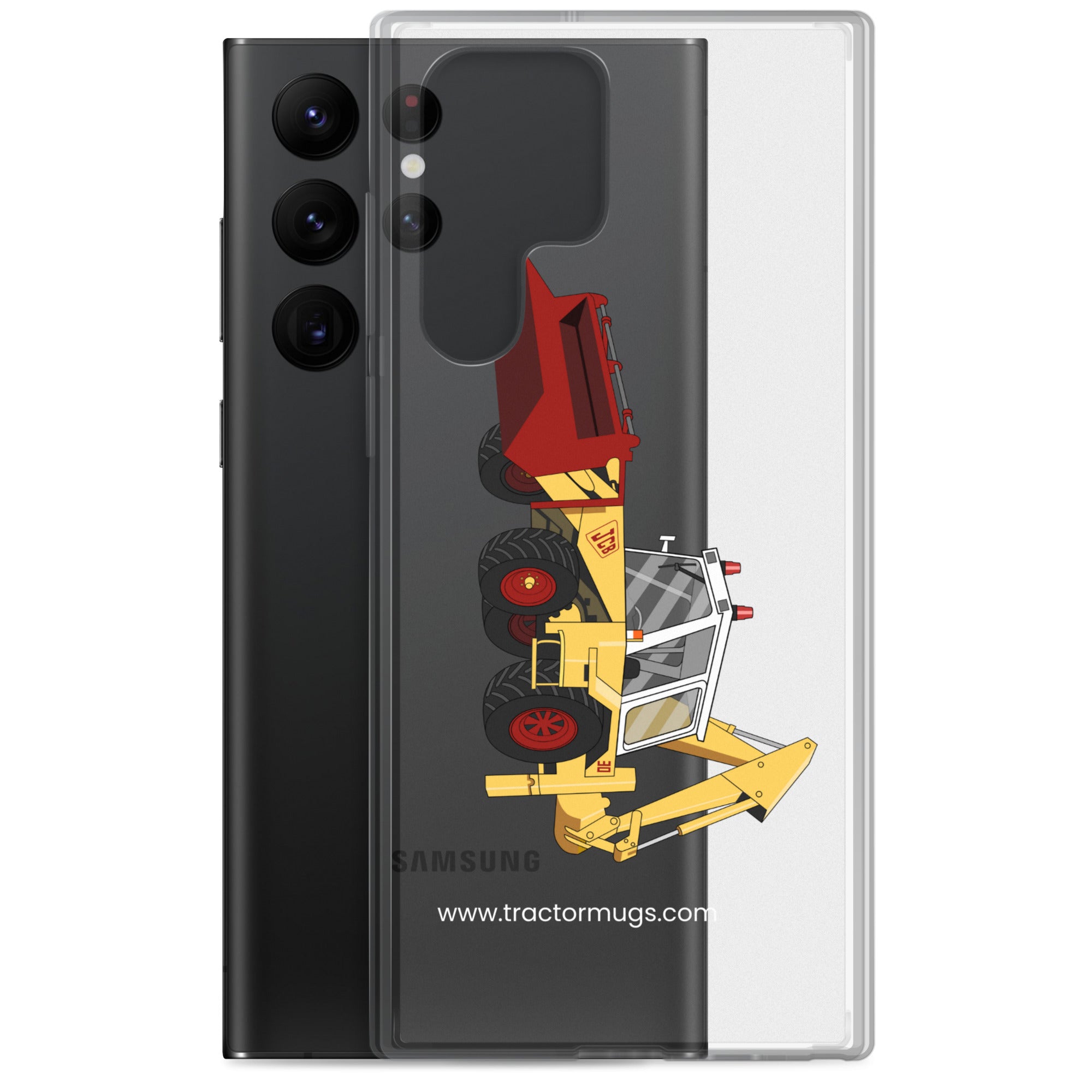 The Tractor Mugs Store JCB 3D (1975) | Clear Case for Samsung® Quality Farmers Merch