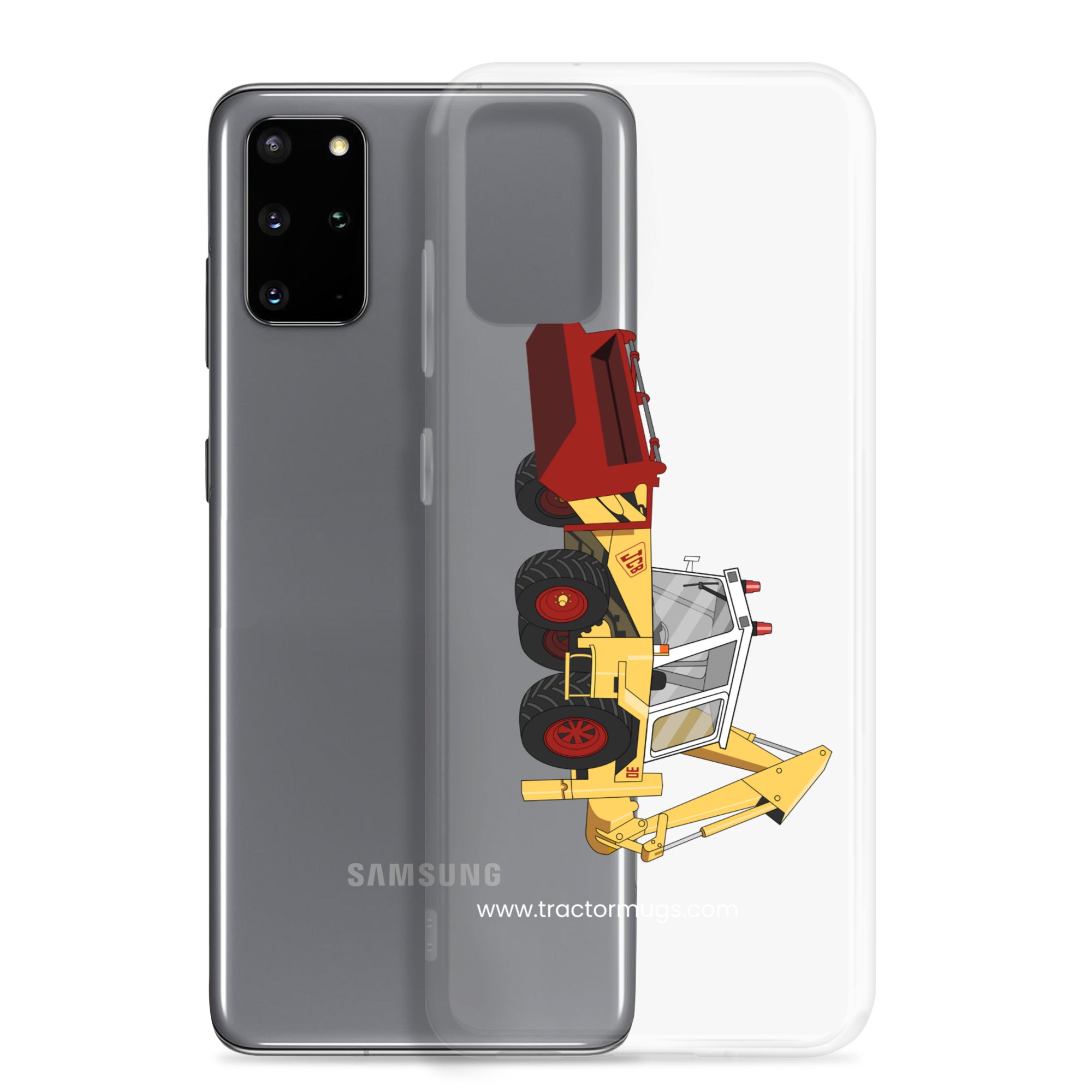 The Tractor Mugs Store JCB 3D (1975) | Clear Case for Samsung® Quality Farmers Merch