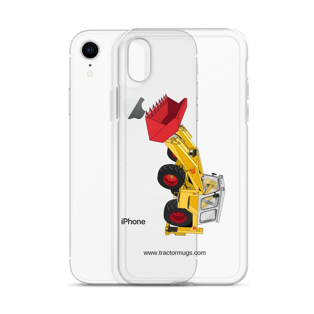 The Tractor Mugs Store JCB 4D Backhoe | Clear Case for iPhone® Quality Farmers Merch