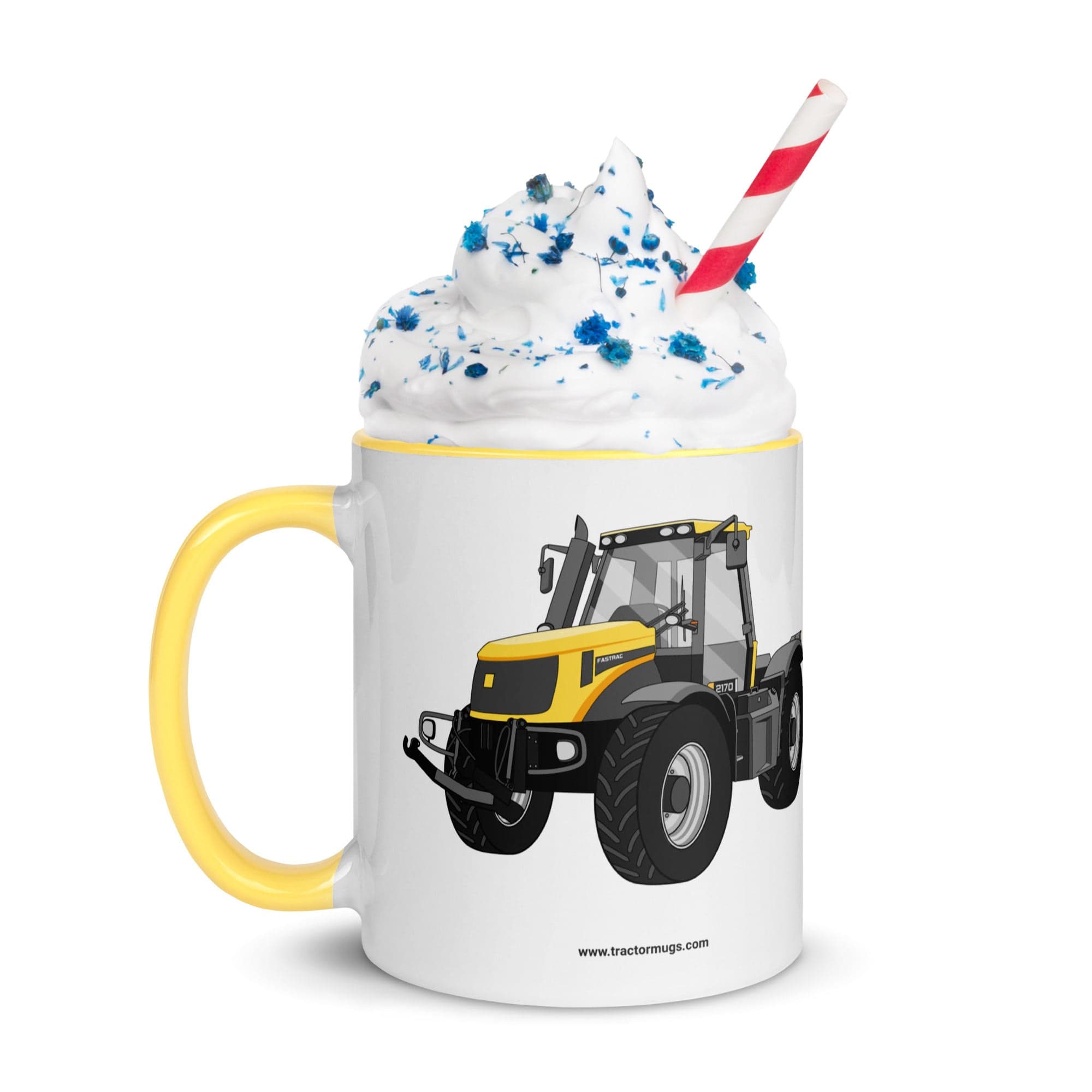 The Tractor Mugs Store JCB Fastrac 2170 | Mug with Color Inside Quality Farmers Merch