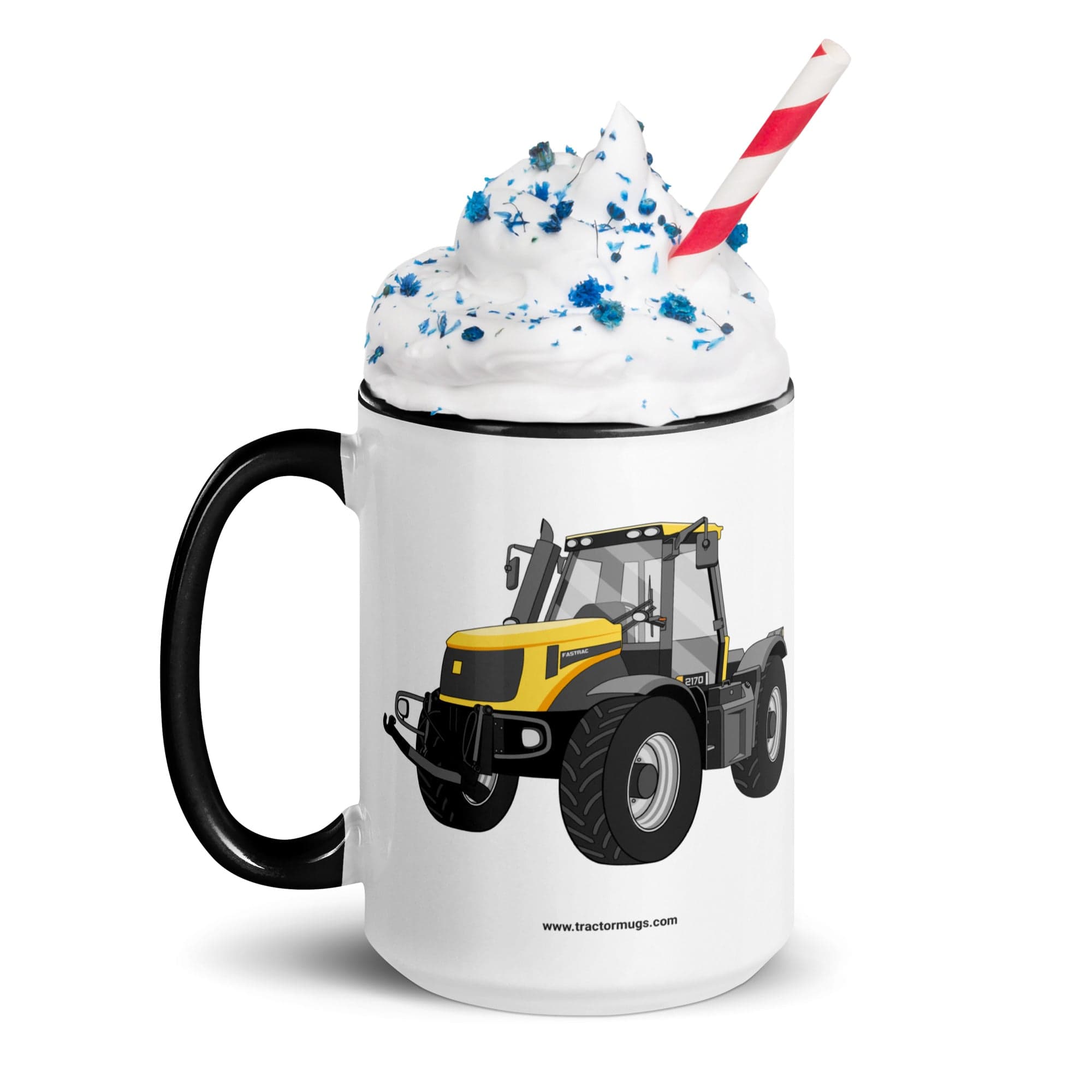 The Tractor Mugs Store JCB Fastrac 2170 | Mug with Color Inside Quality Farmers Merch