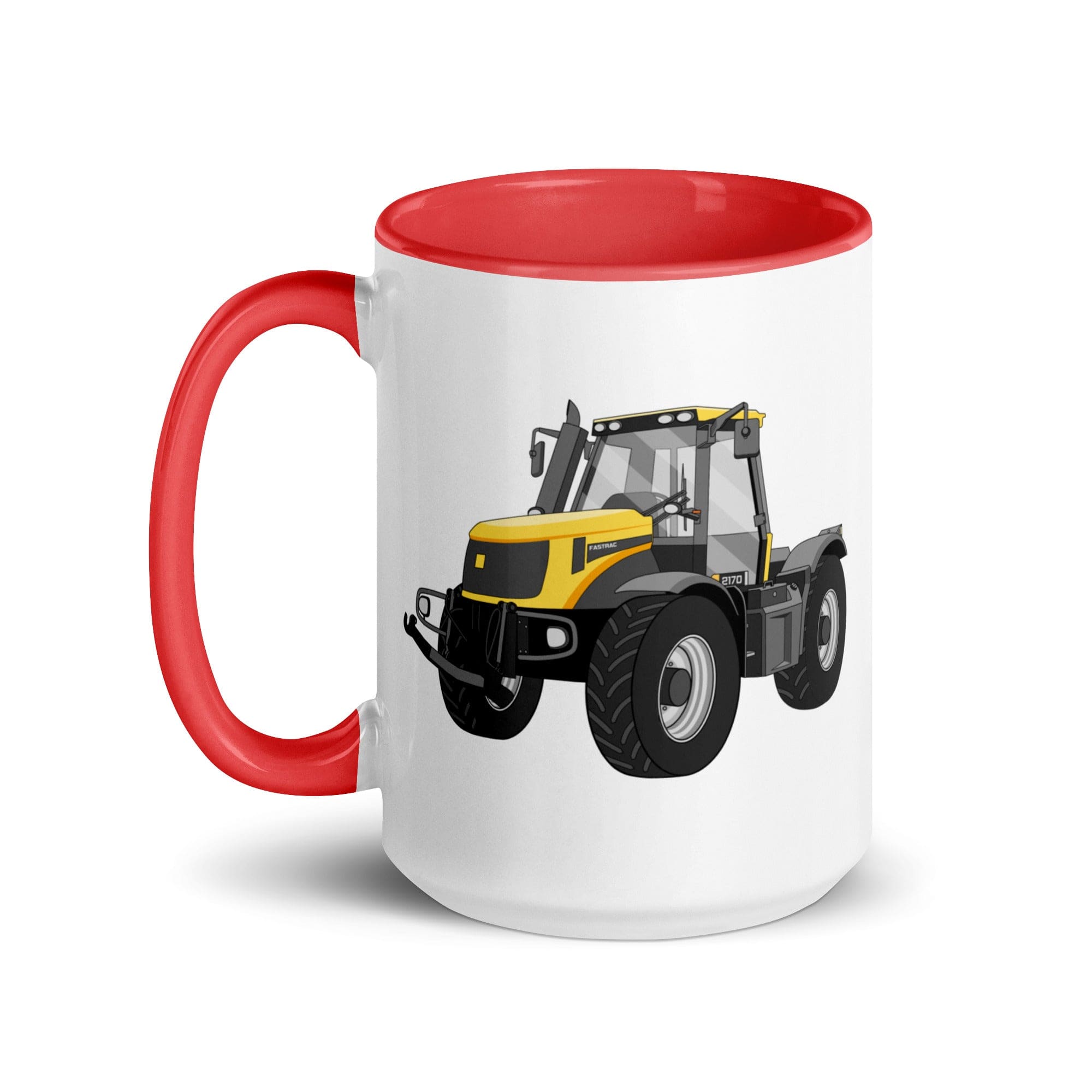 The Tractor Mugs Store JCB Fastrac 2170 | Mug with Color Inside Quality Farmers Merch