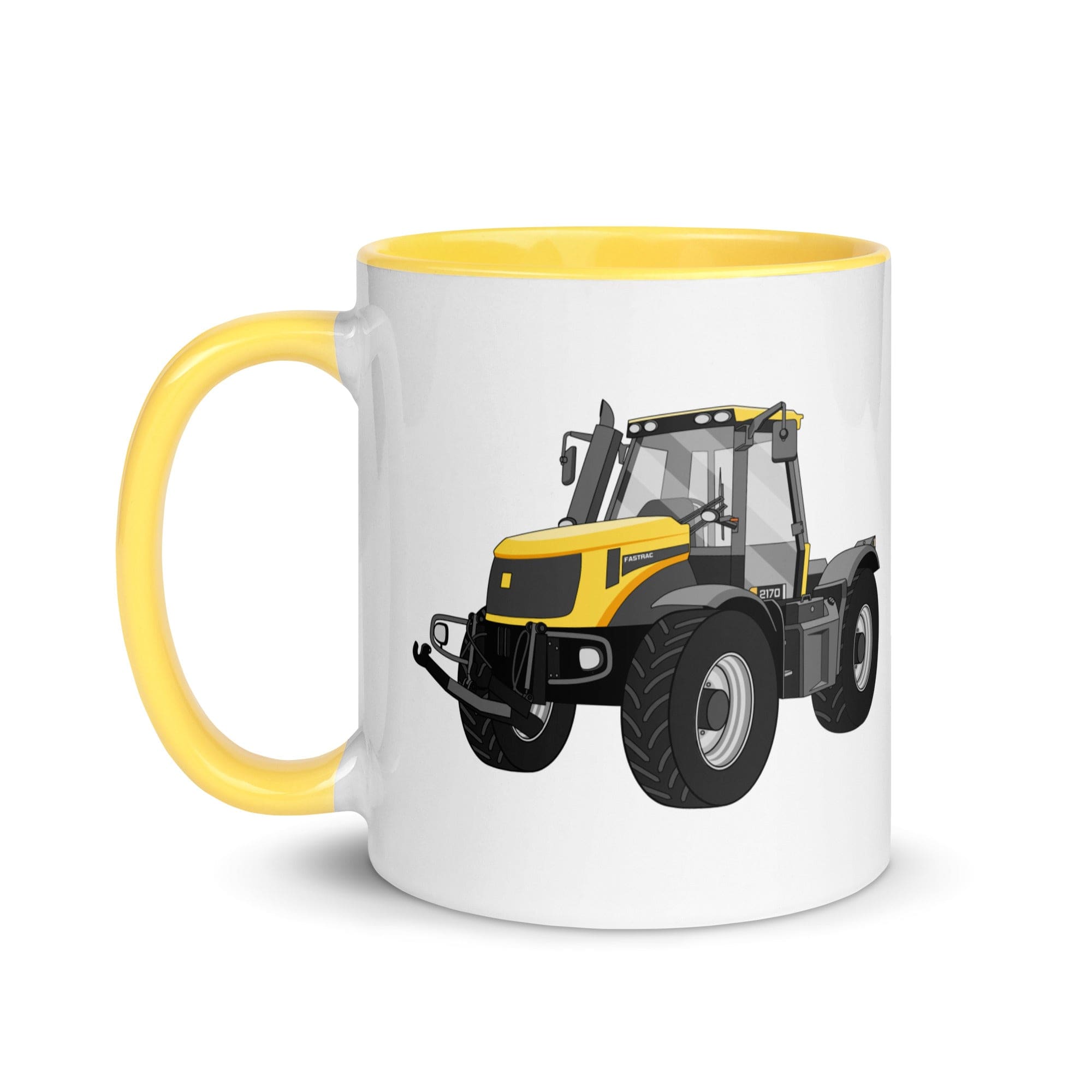 The Tractor Mugs Store JCB Fastrac 2170 | Mug with Color Inside Quality Farmers Merch