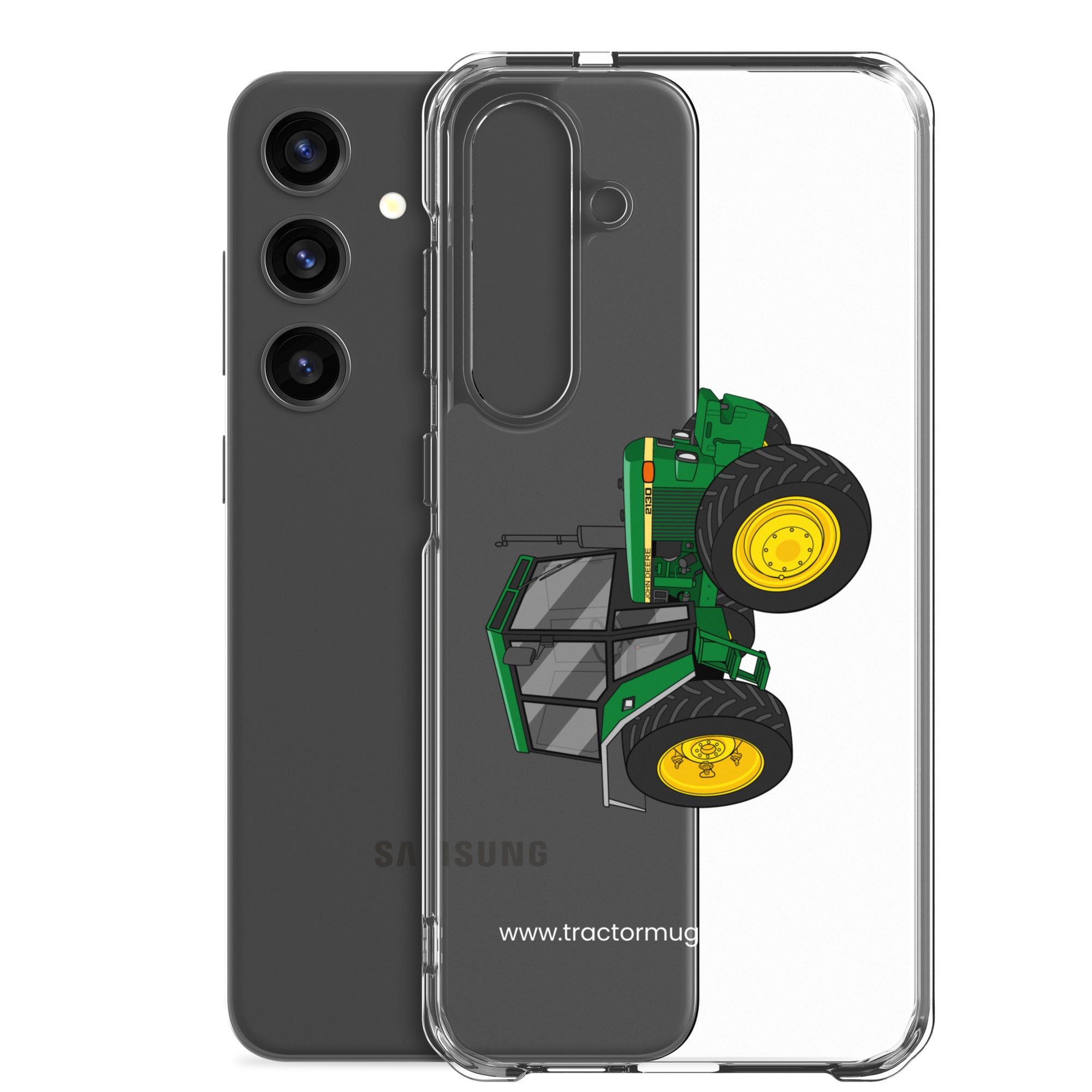 The Tractor Mugs Store John Deere 2130 | Clear Case for Samsung® Quality Farmers Merch