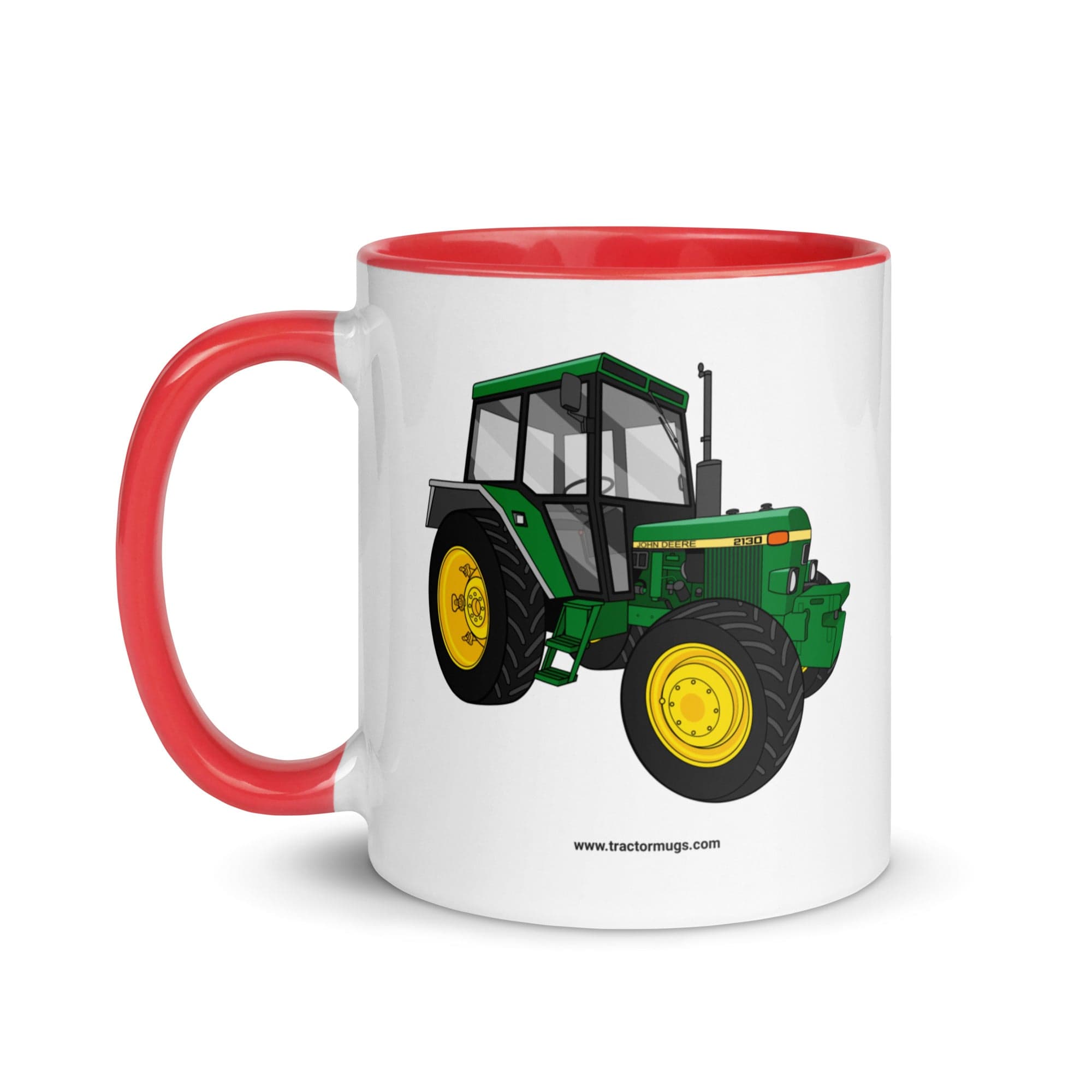 The Tractor Mugs Store John Deere 2130 | Mug with Color Inside Quality Farmers Merch