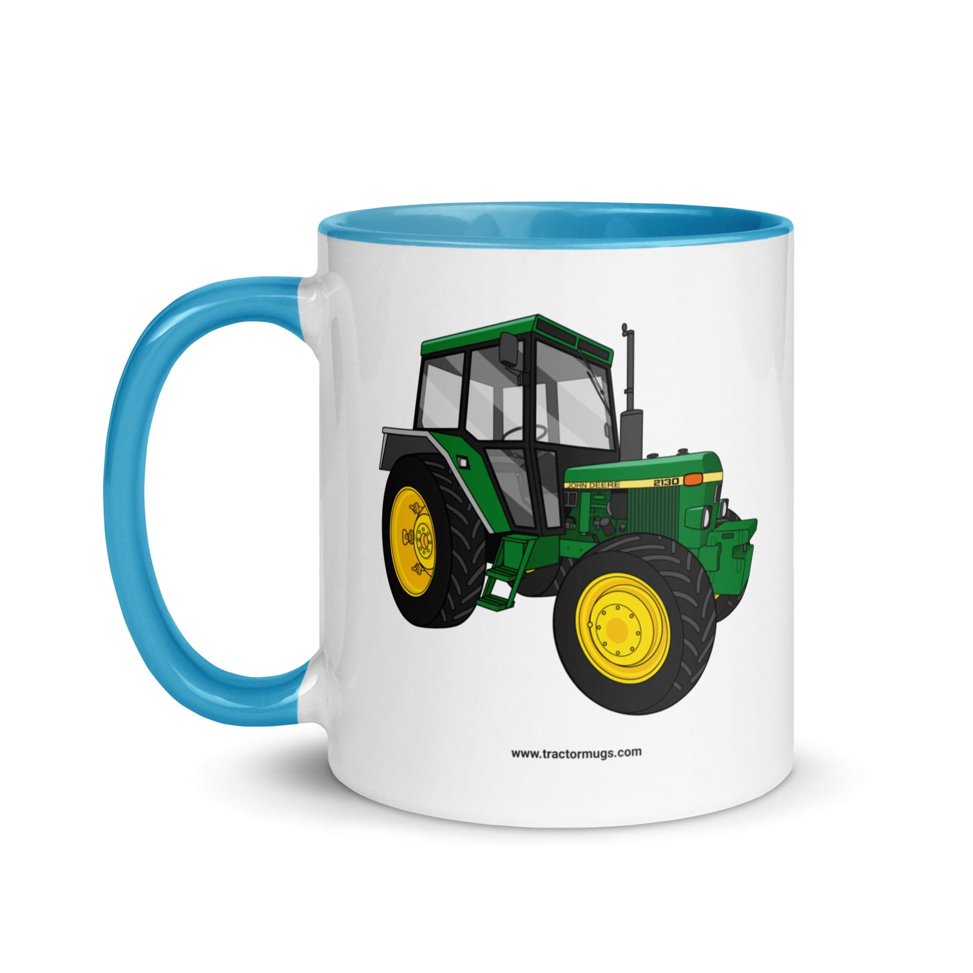 The Tractor Mugs Store John Deere 2130 | Mug with Color Inside Quality Farmers Merch