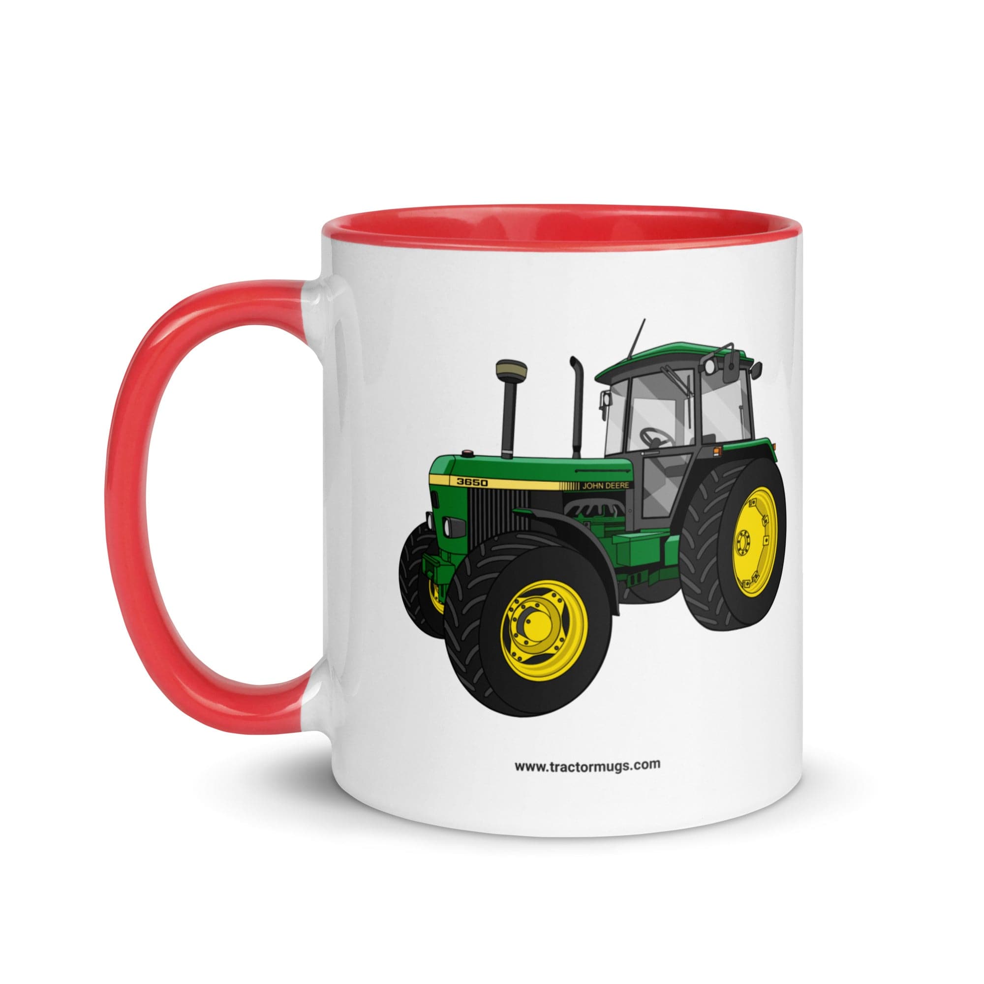 The Tractor Mugs Store John Deere 3650 | Mug with Color Inside Quality Farmers Merch