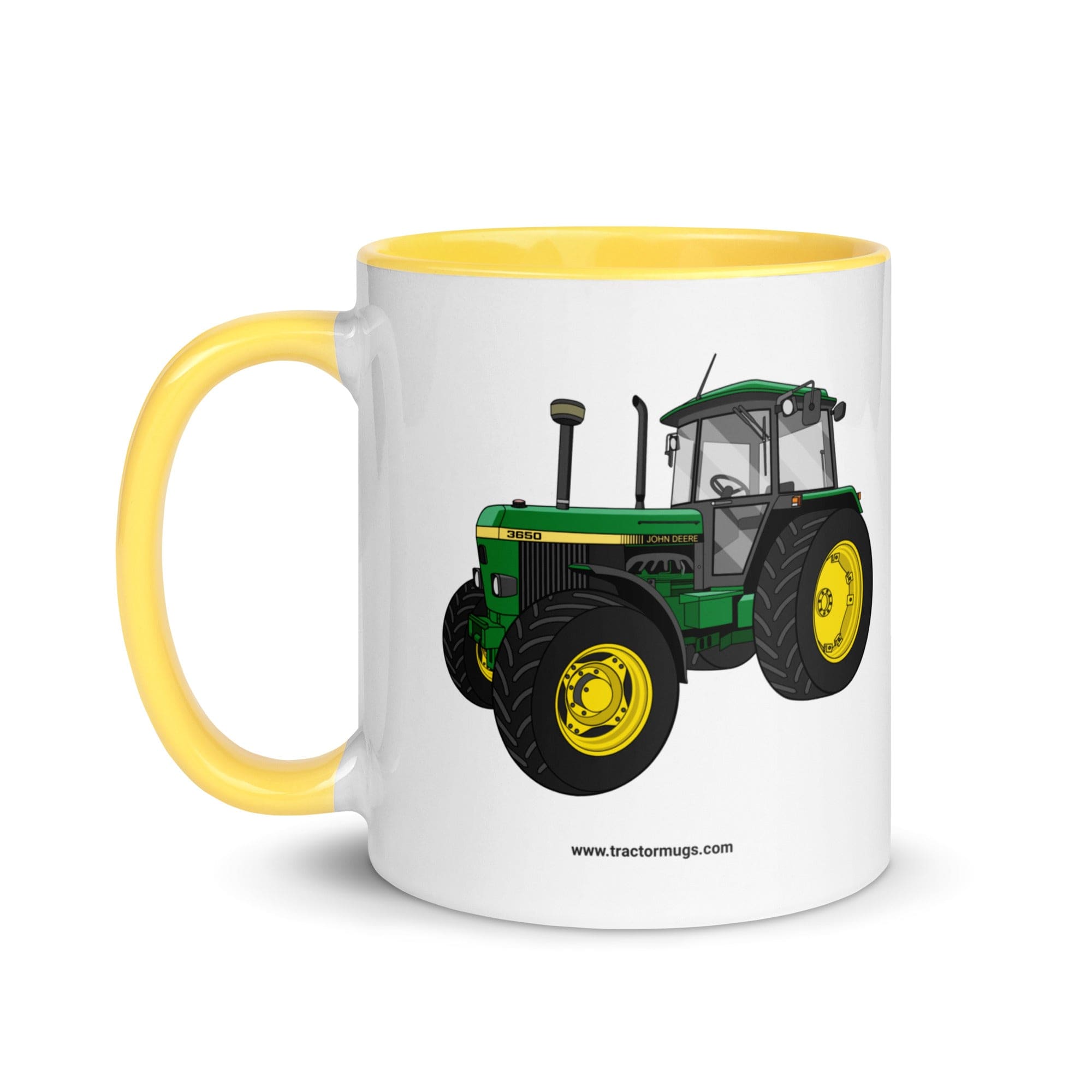 The Tractor Mugs Store John Deere 3650 | Mug with Color Inside Quality Farmers Merch