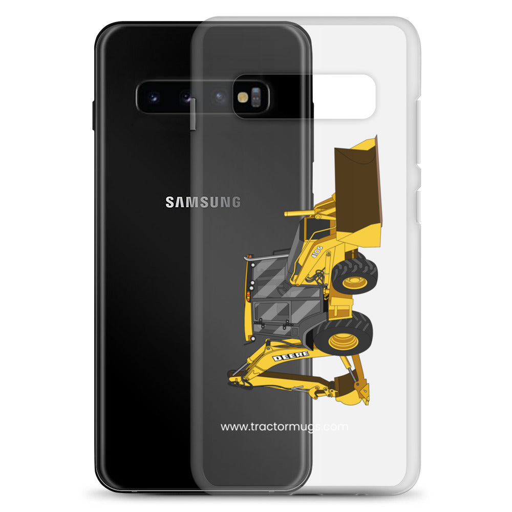 The Tractor Mugs Store John Deere 410G Backhoe | Clear Case for Samsung® Quality Farmers Merch