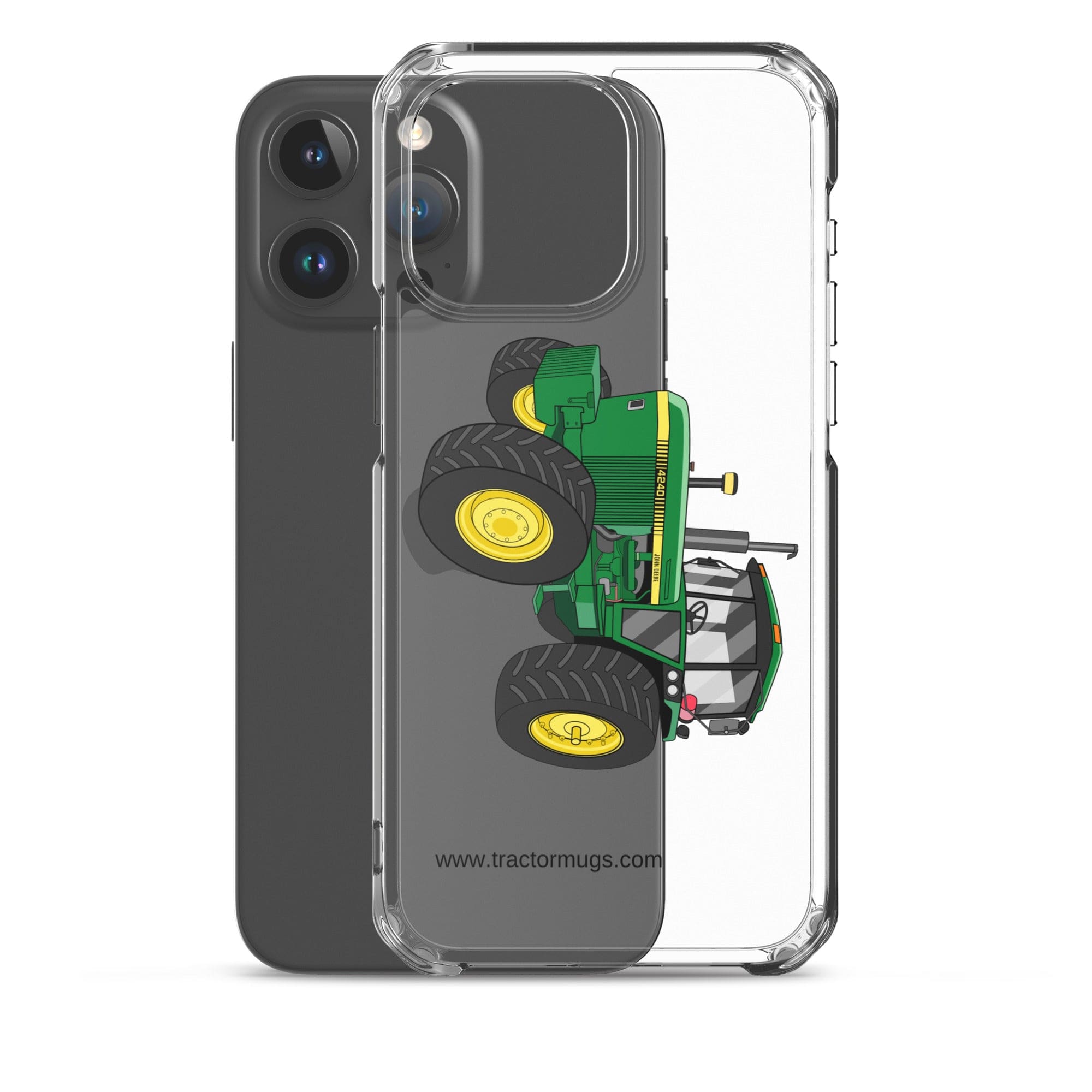 The Tractor Mugs Store John Deere 4240 | Clear Case for iPhone® Quality Farmers Merch
