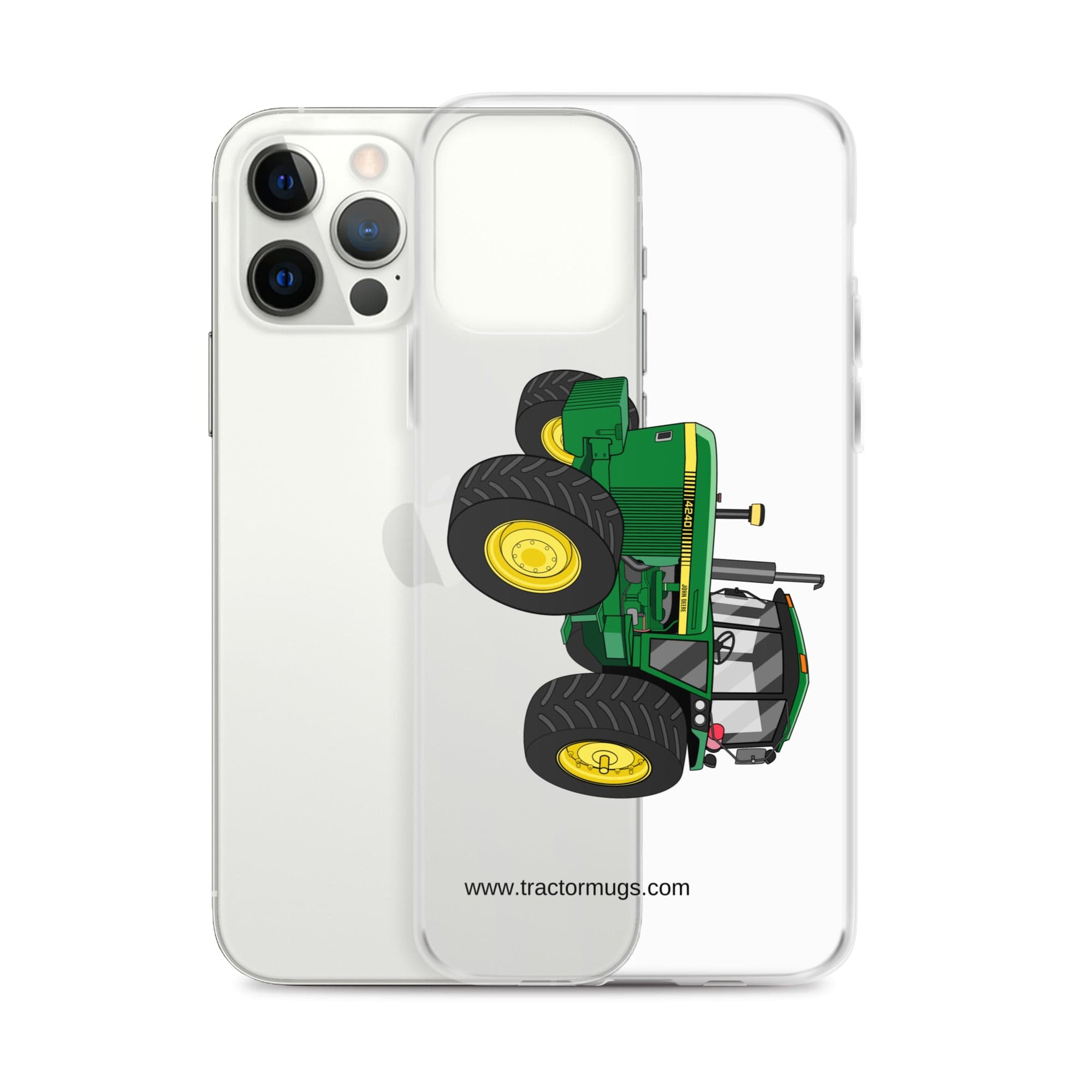 The Tractor Mugs Store John Deere 4240 | Clear Case for iPhone® Quality Farmers Merch