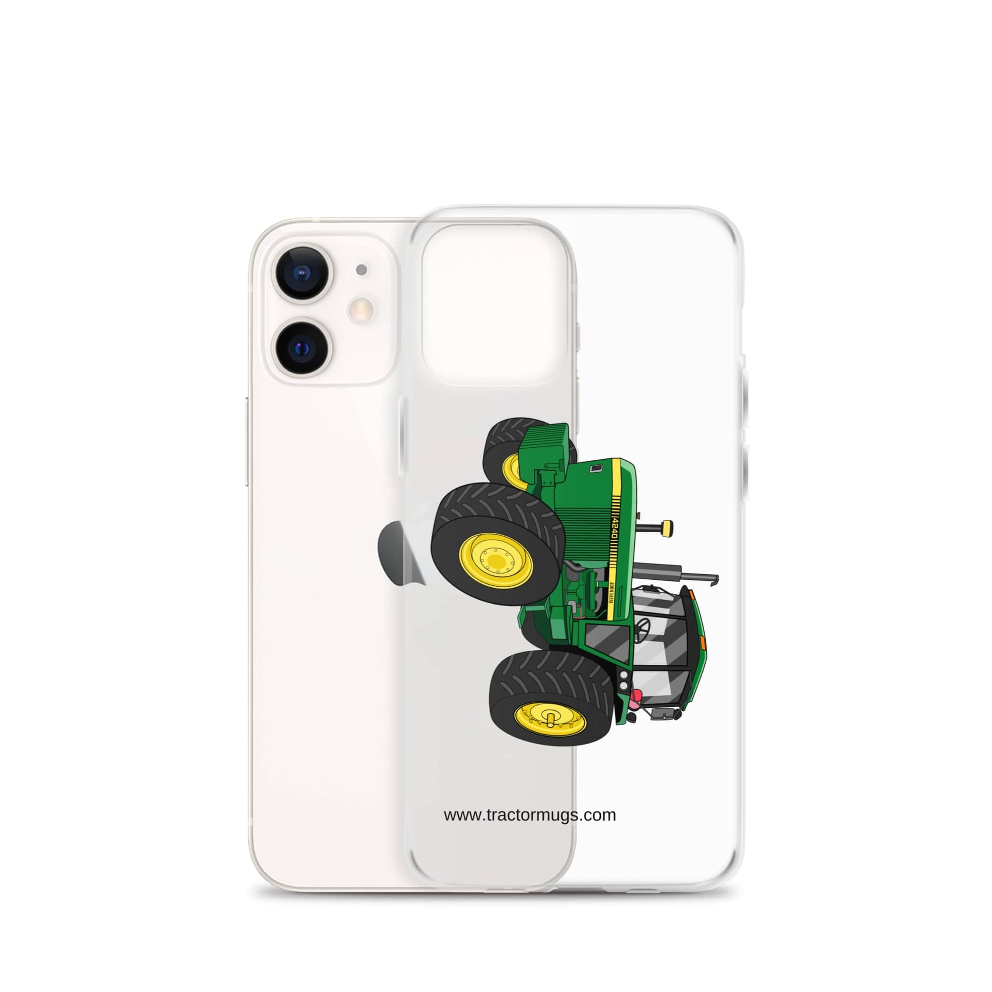 The Tractor Mugs Store John Deere 4240 | Clear Case for iPhone® Quality Farmers Merch