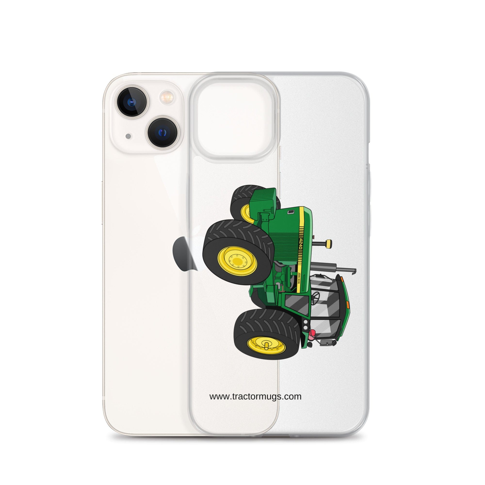 The Tractor Mugs Store John Deere 4240 | Clear Case for iPhone® Quality Farmers Merch